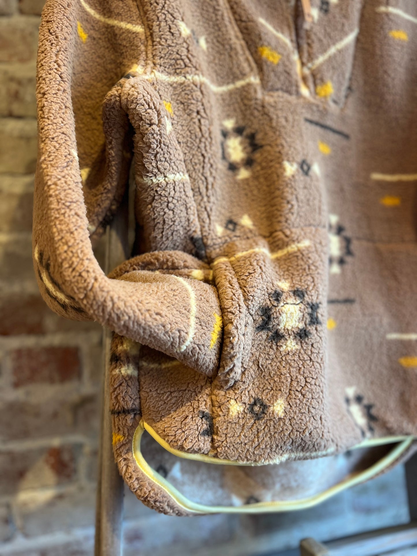 Ultra Plush Aztec Sherpa