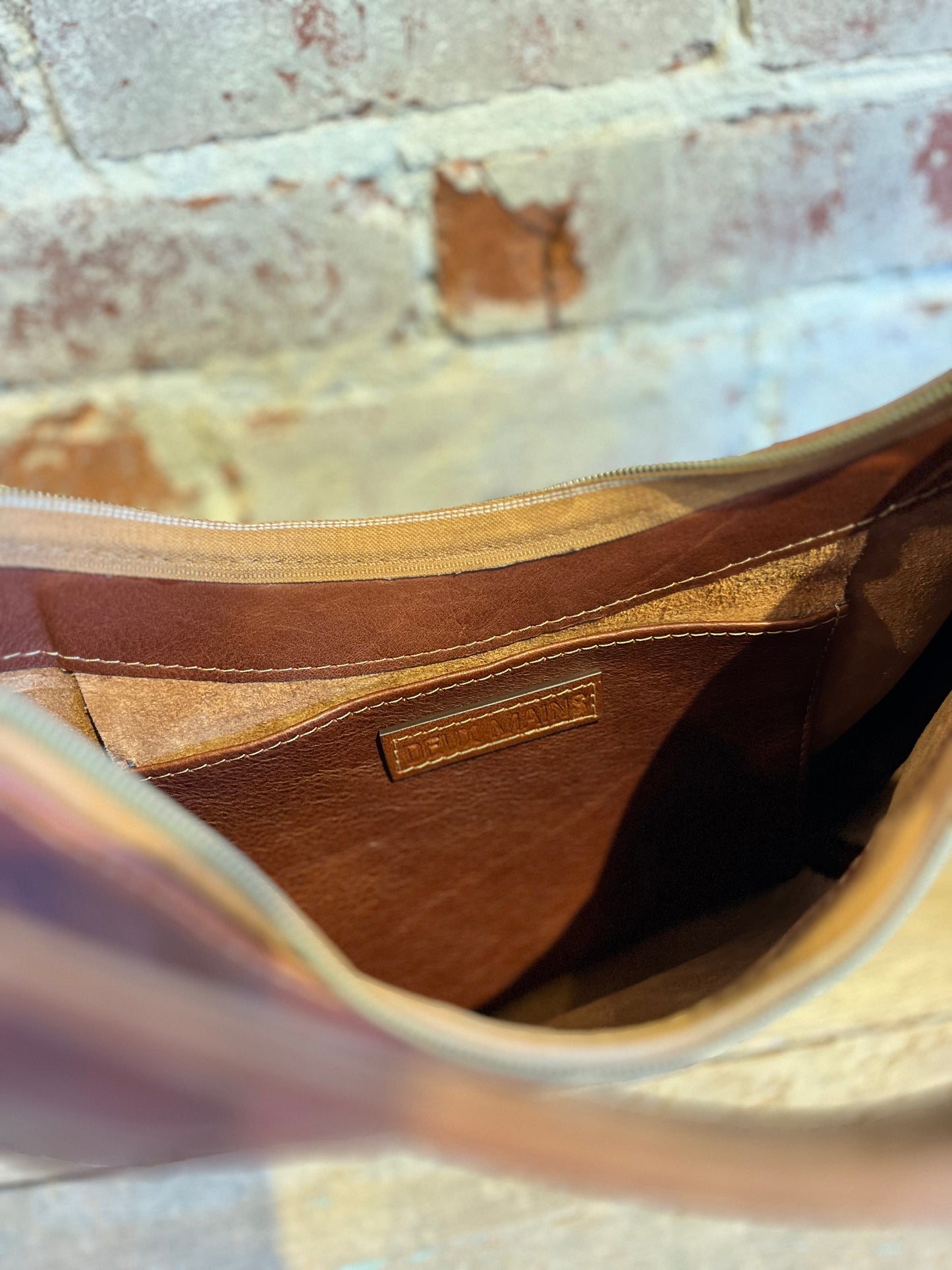Saddle Shoulder Bag- Mahogany