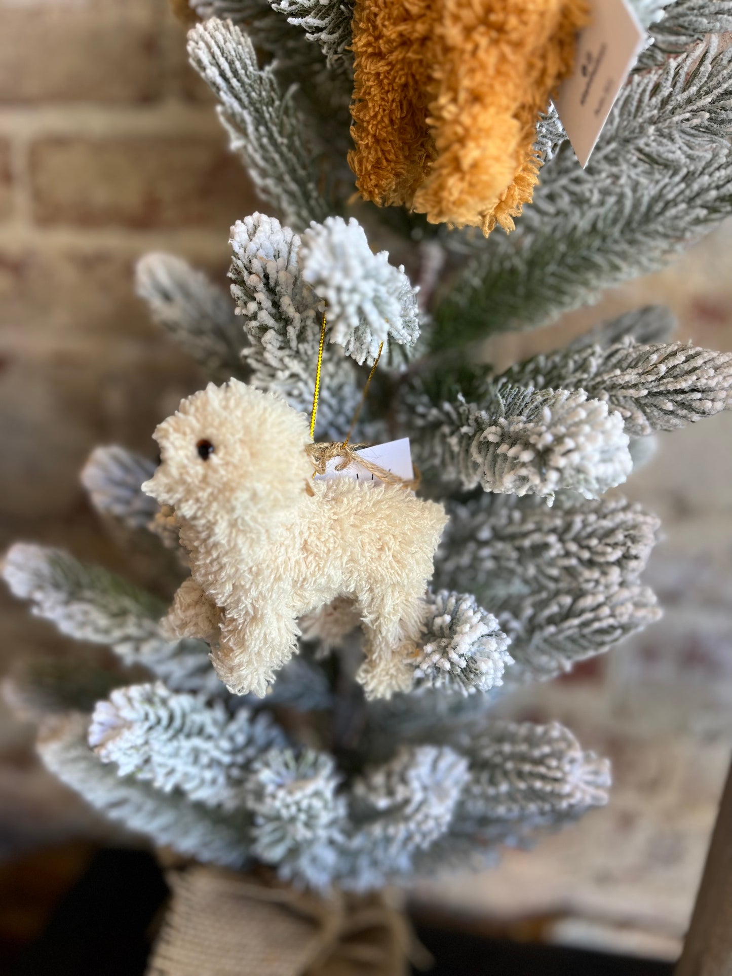 Doodle Ornament- Tan