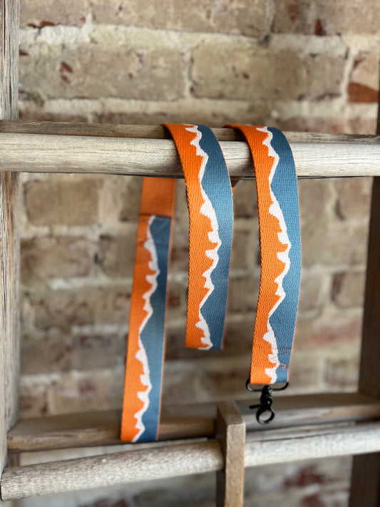 TN Mountain Leash - Orange/White