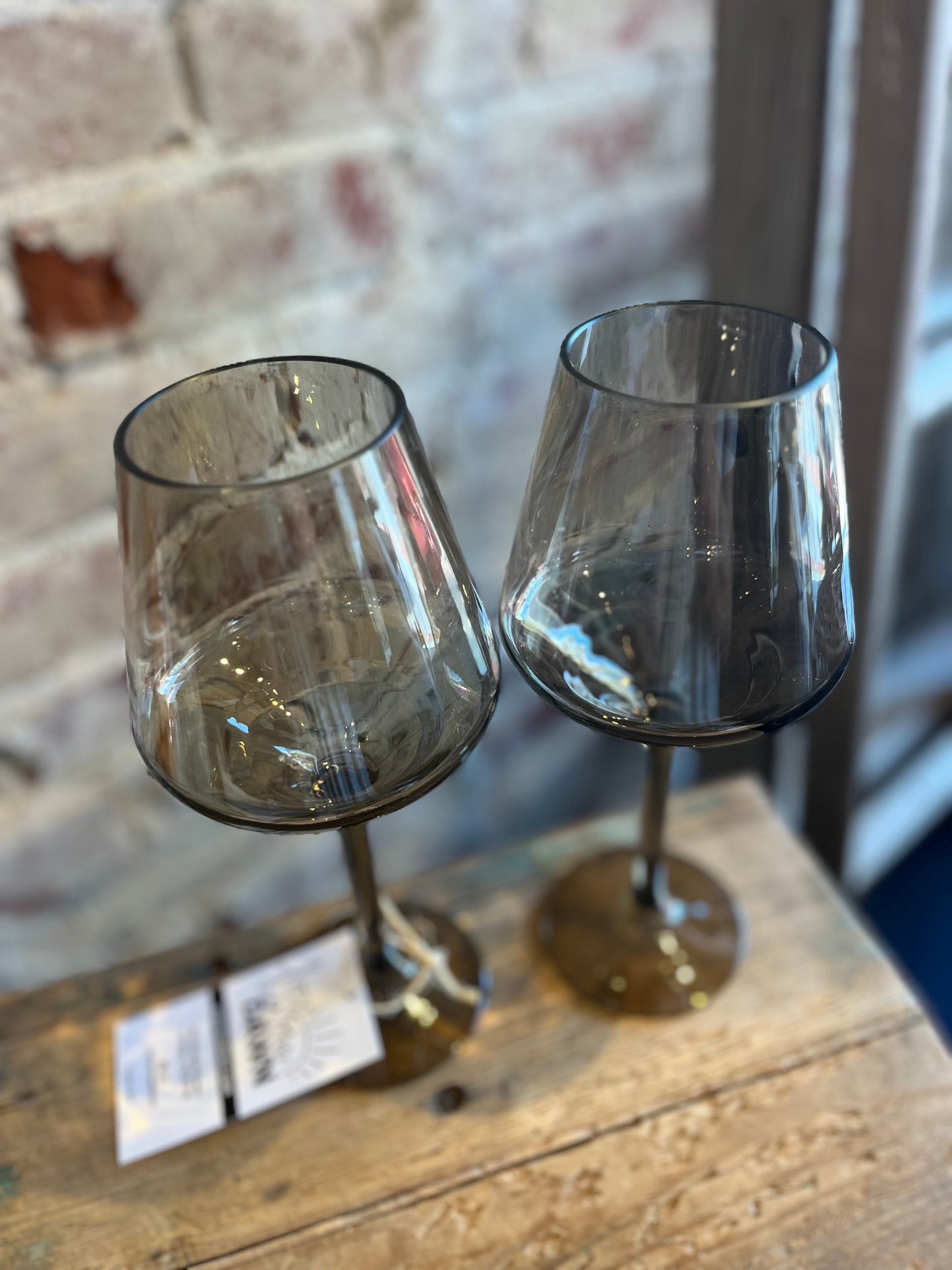 Floating Acrylic Glass Set- Smoke