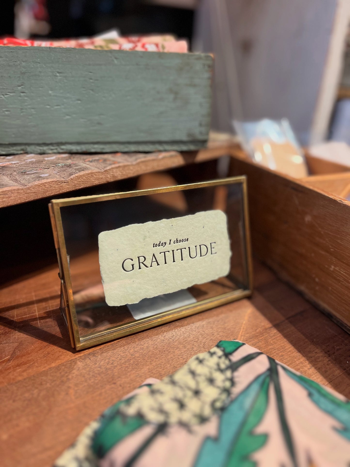 Horizontal Brass Standing Frame - 4x6