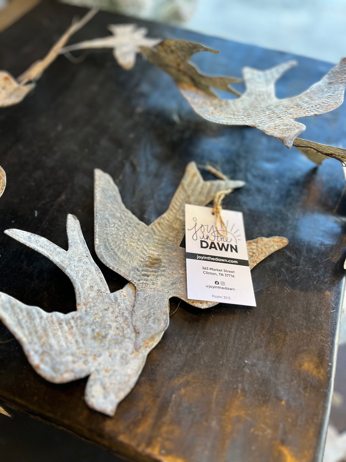 Metal Bird Garland