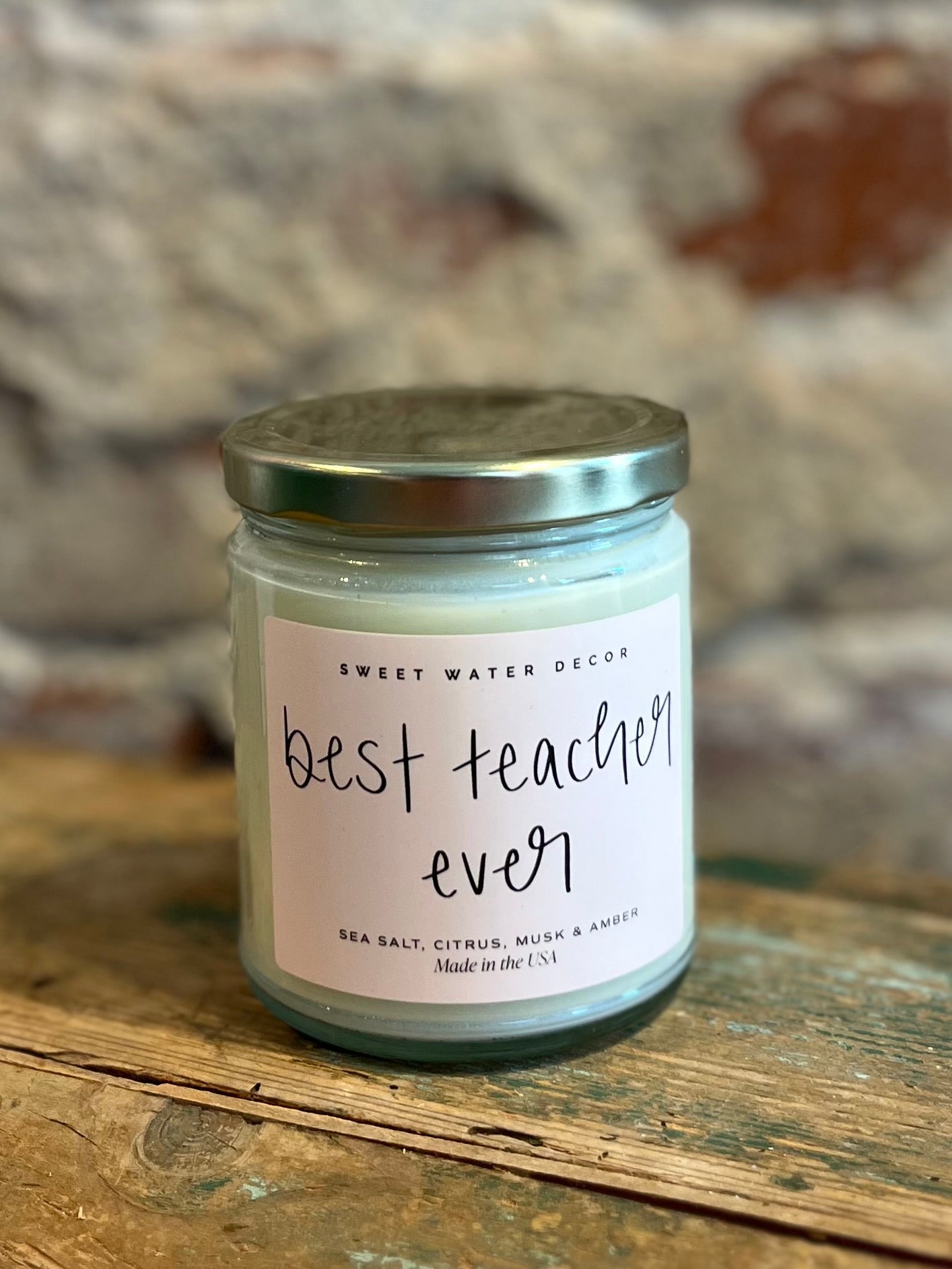 Best Teacher Ever Soy Candle