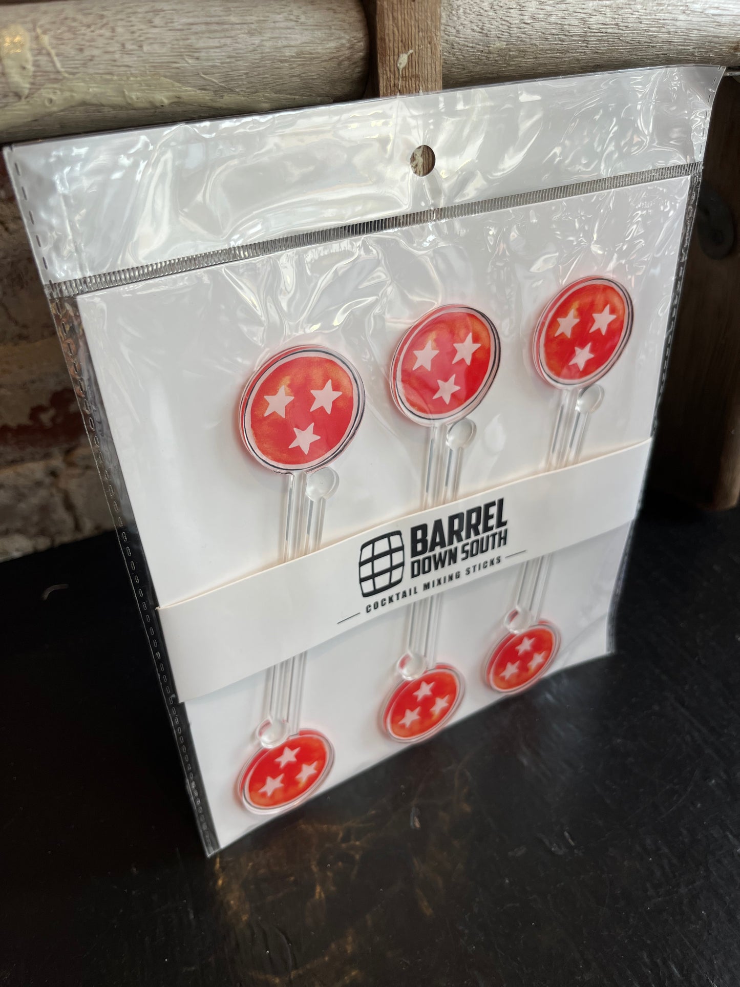 Tennessee Tri-Star Cocktail Stirrer- Set of 6