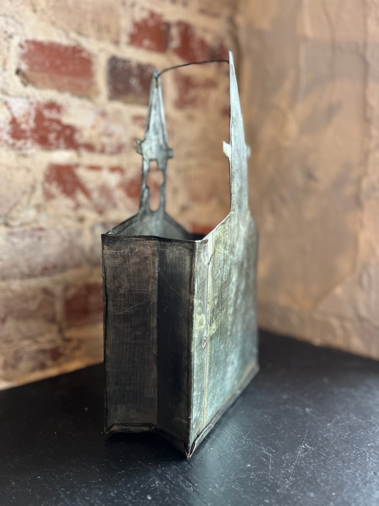 Recycled Metal Church Luminary