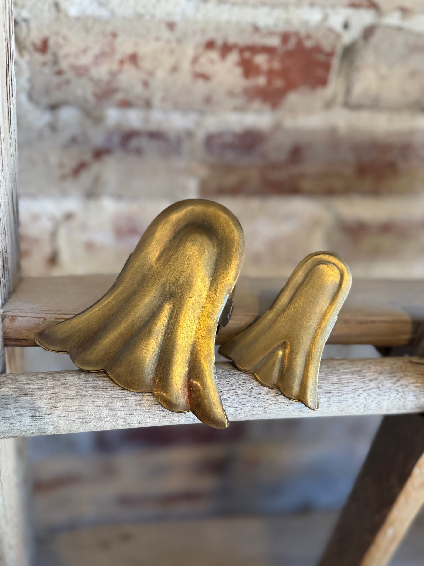Large Brass Metal Note Clip