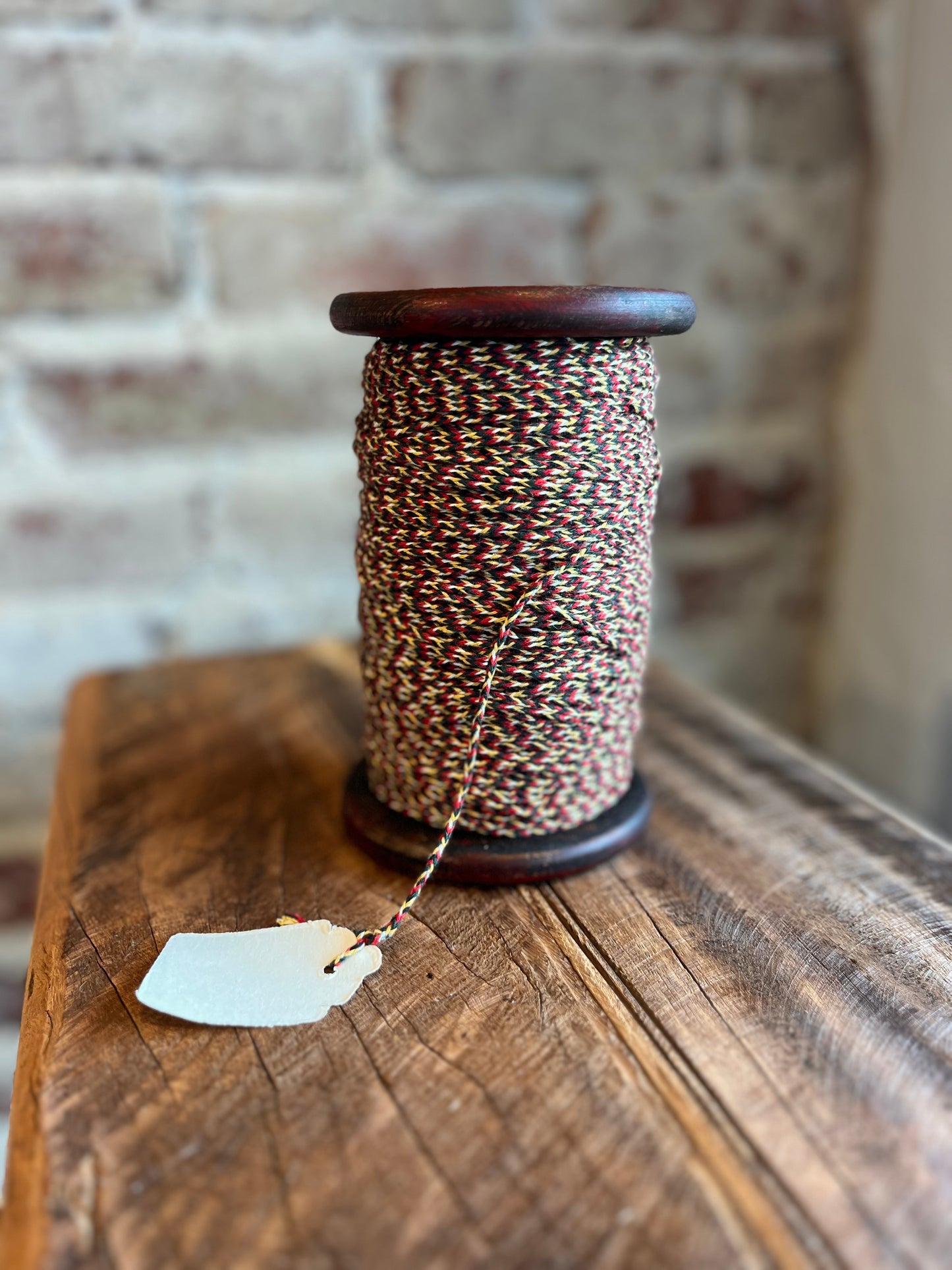 Multicolored String W/ Wooden Spool