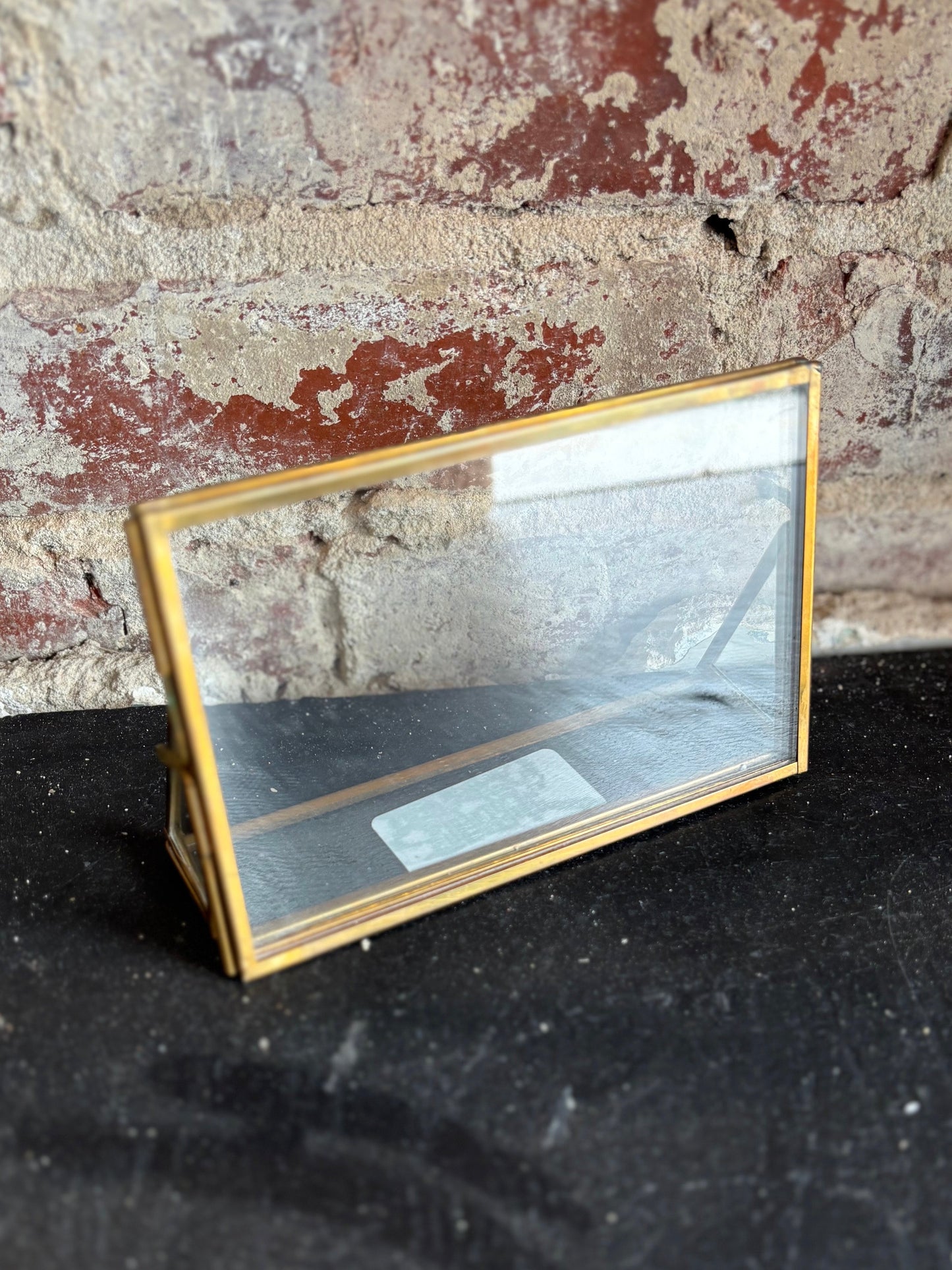 Horizontal Brass Standing Frame - 4x6