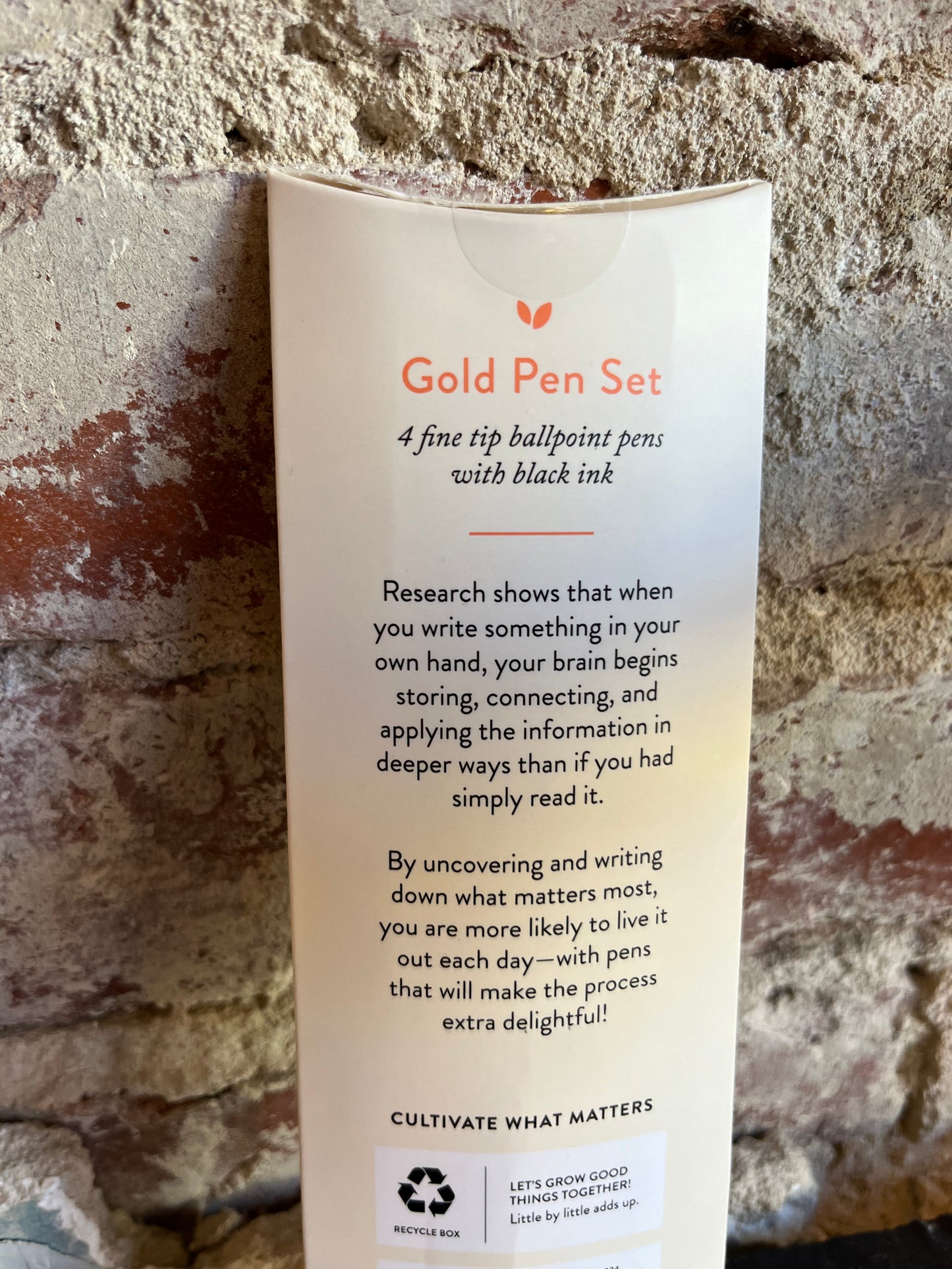 Gold Metal Pen Set