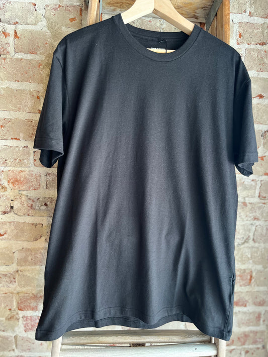 Classic Crew Neck Tee- Black