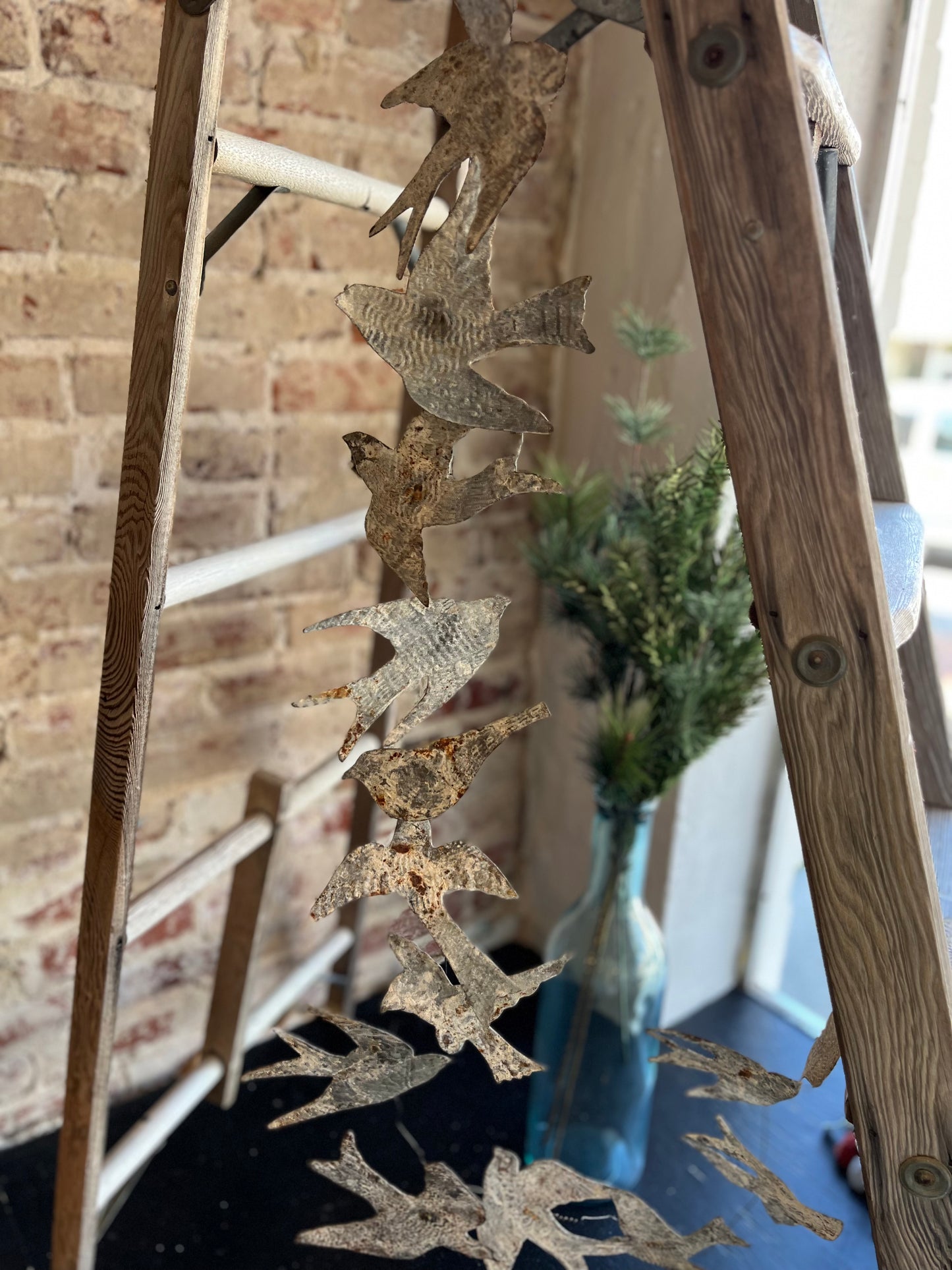 Metal Bird Garland