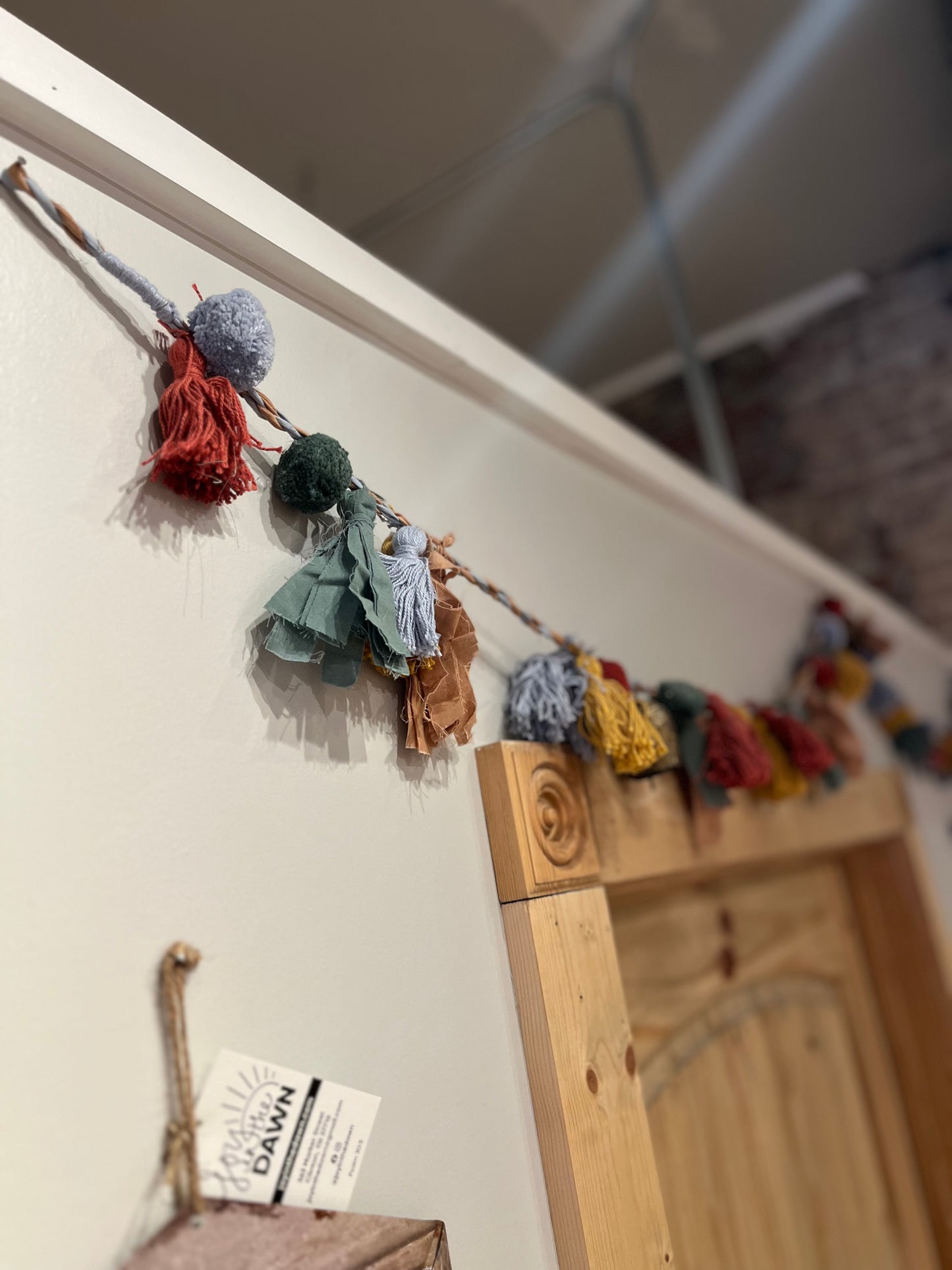 Flower Bell Tassel Garland