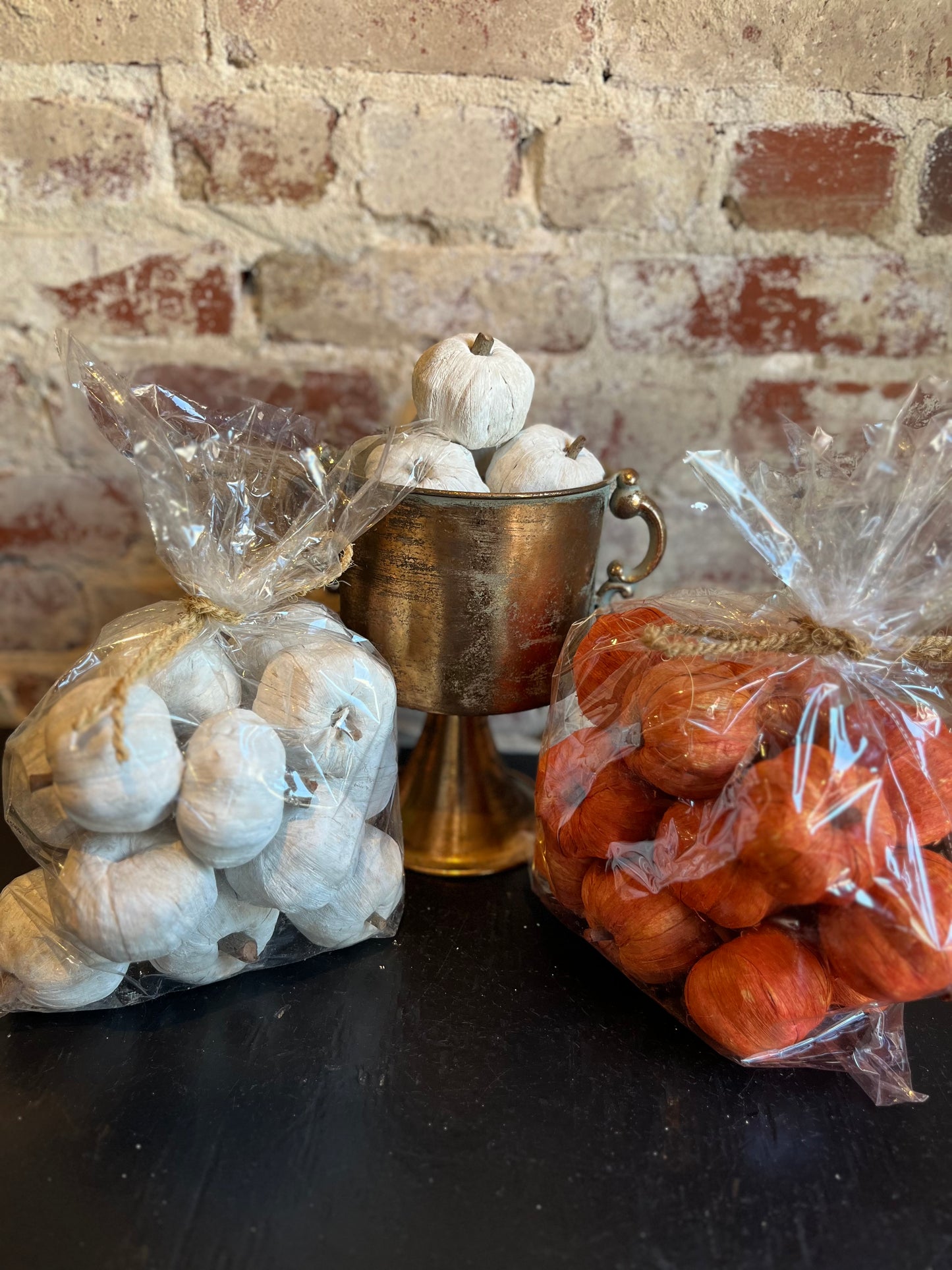 Dried Mini Pumpkins- Orange