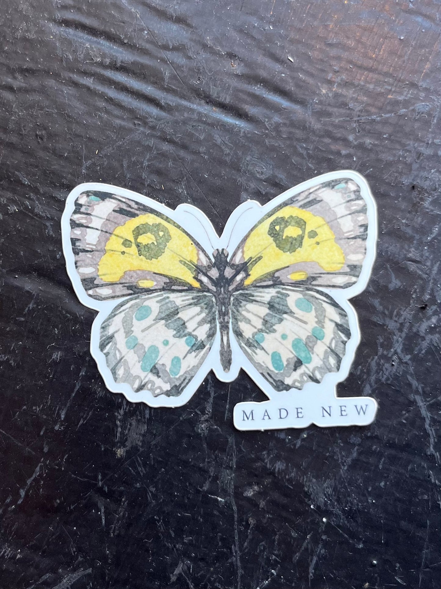 Made New Butterfly Sticker