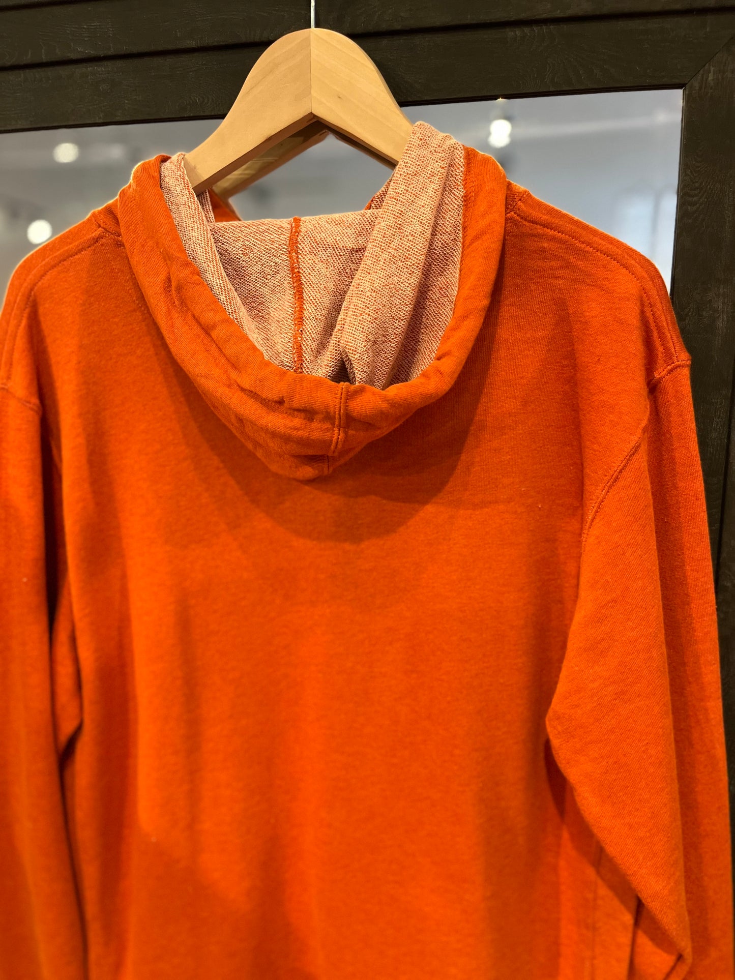 French Terry Hoodie - Burnt Orange