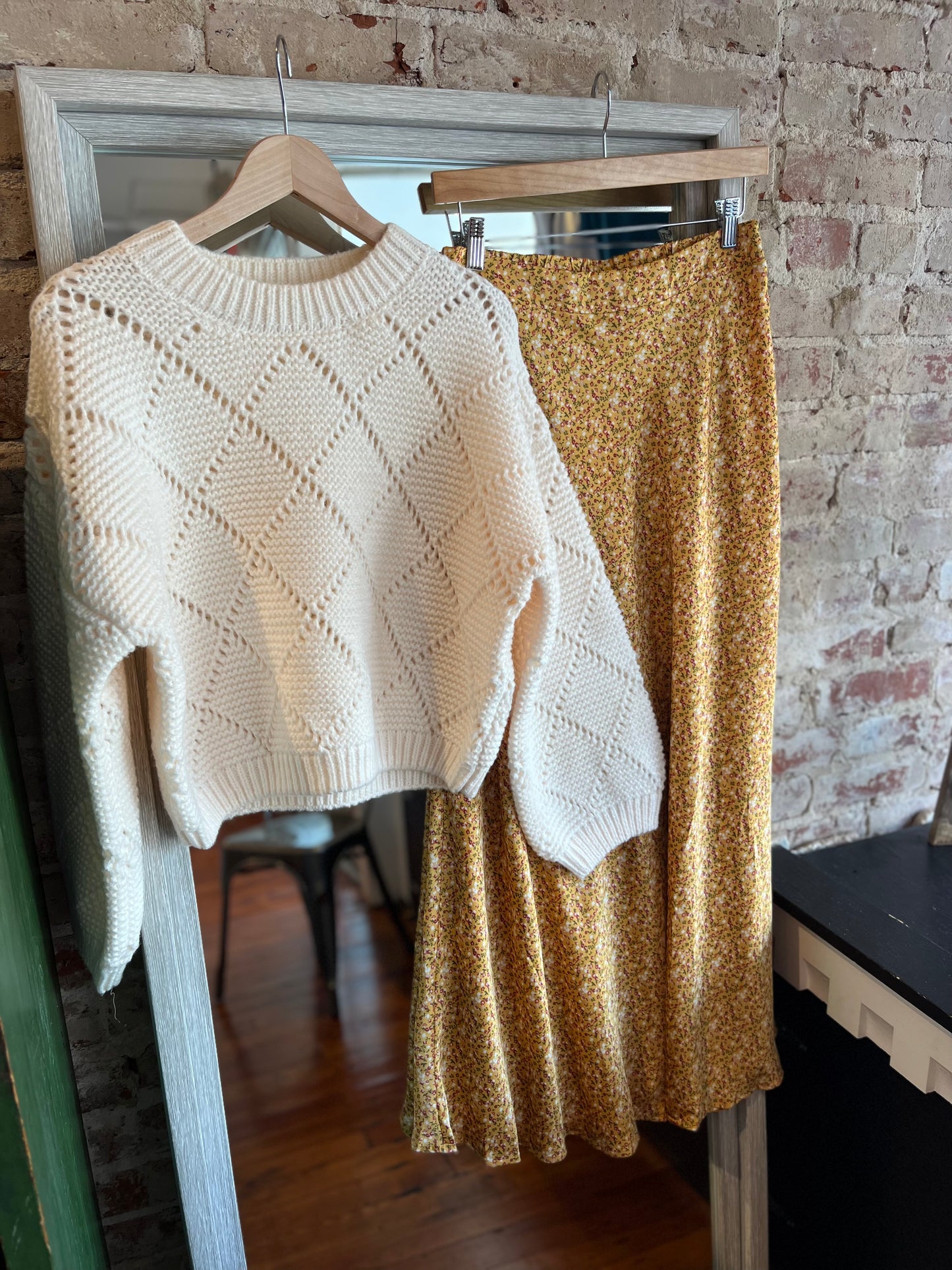 Evie Mae Cream Sweater