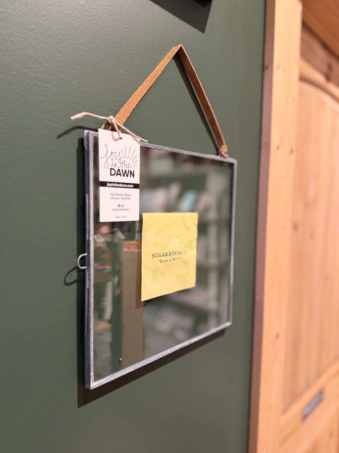 Glass and Metal Wall Frame - 10x10"