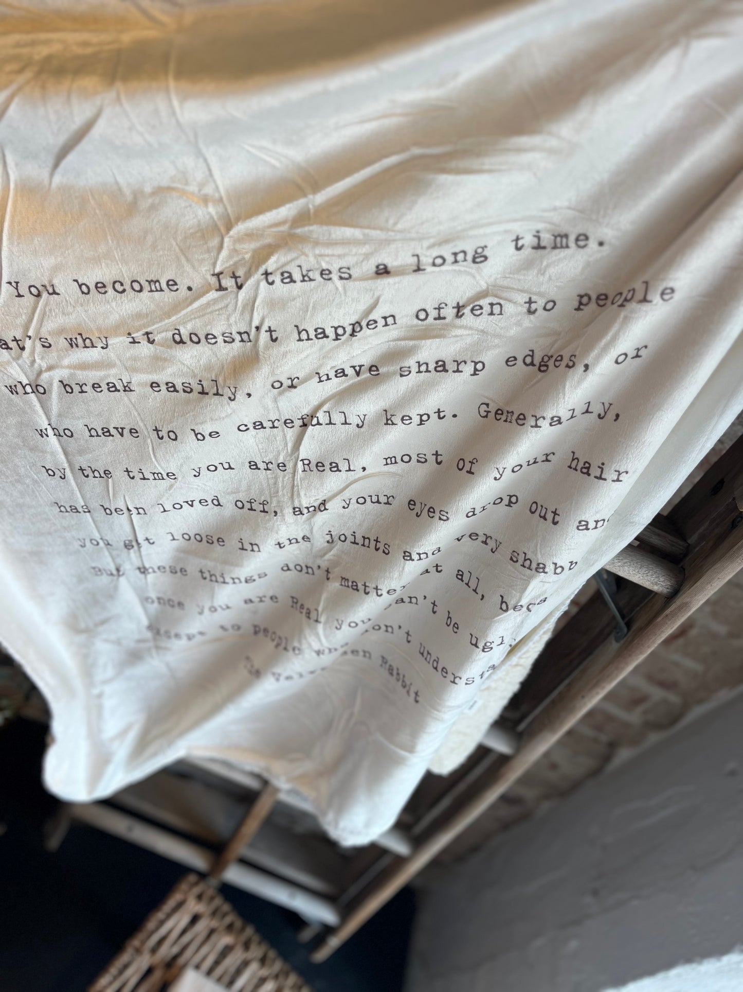 The Velveteen Rabbit Heirloom Blanket