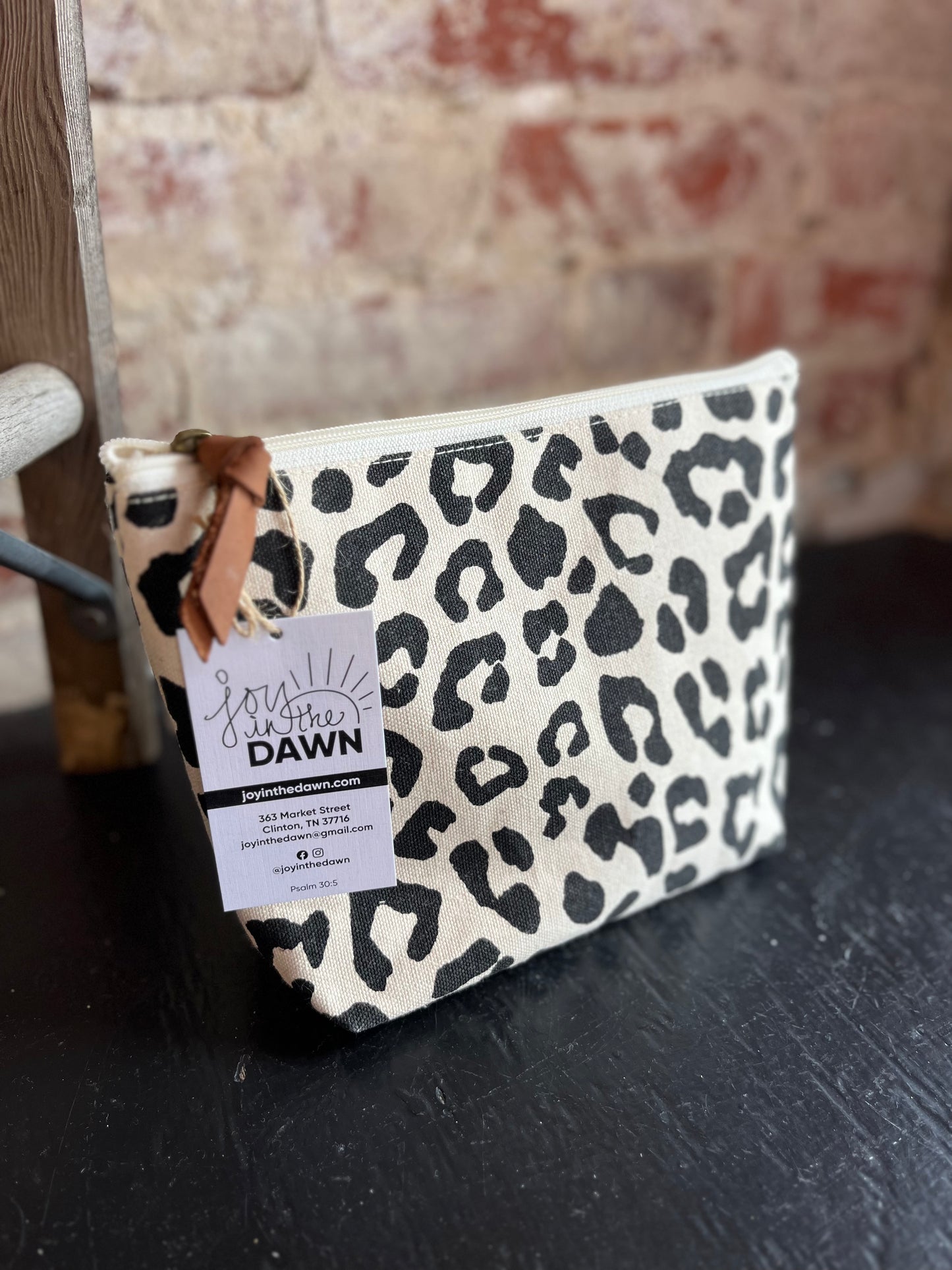 Leopard Cosmetic Bag