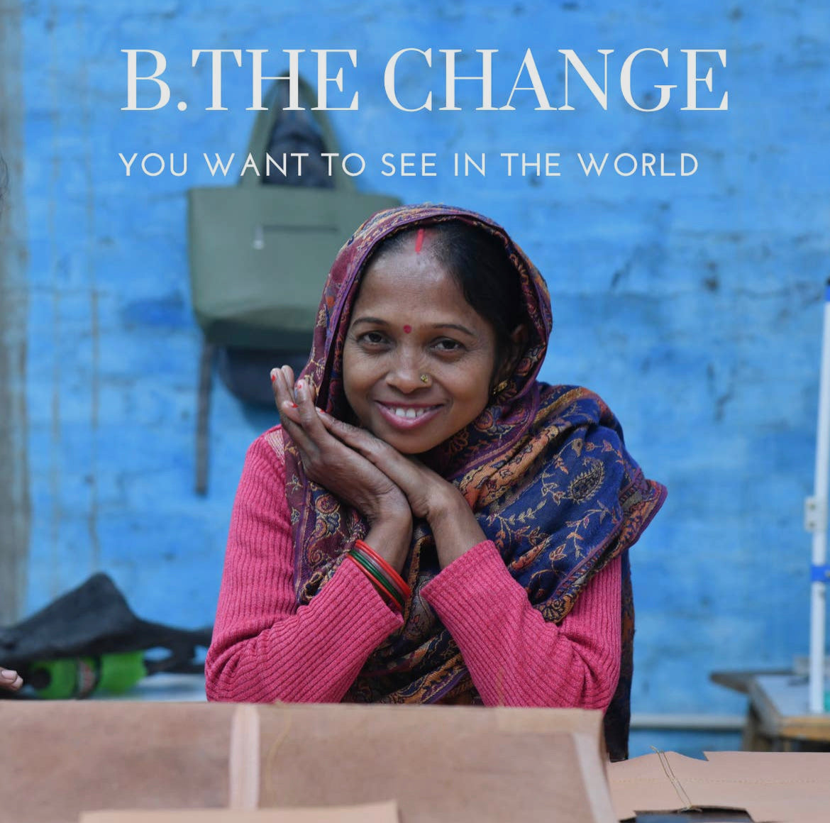 Be The Change Canvas Tote