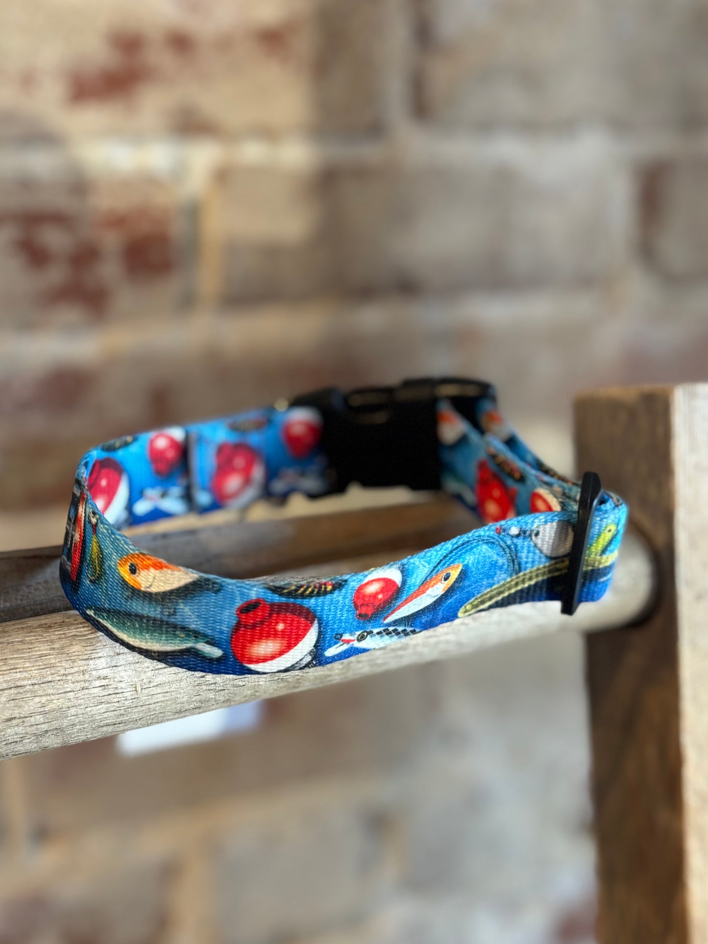 Fishing Lure WIDE Pet Collar