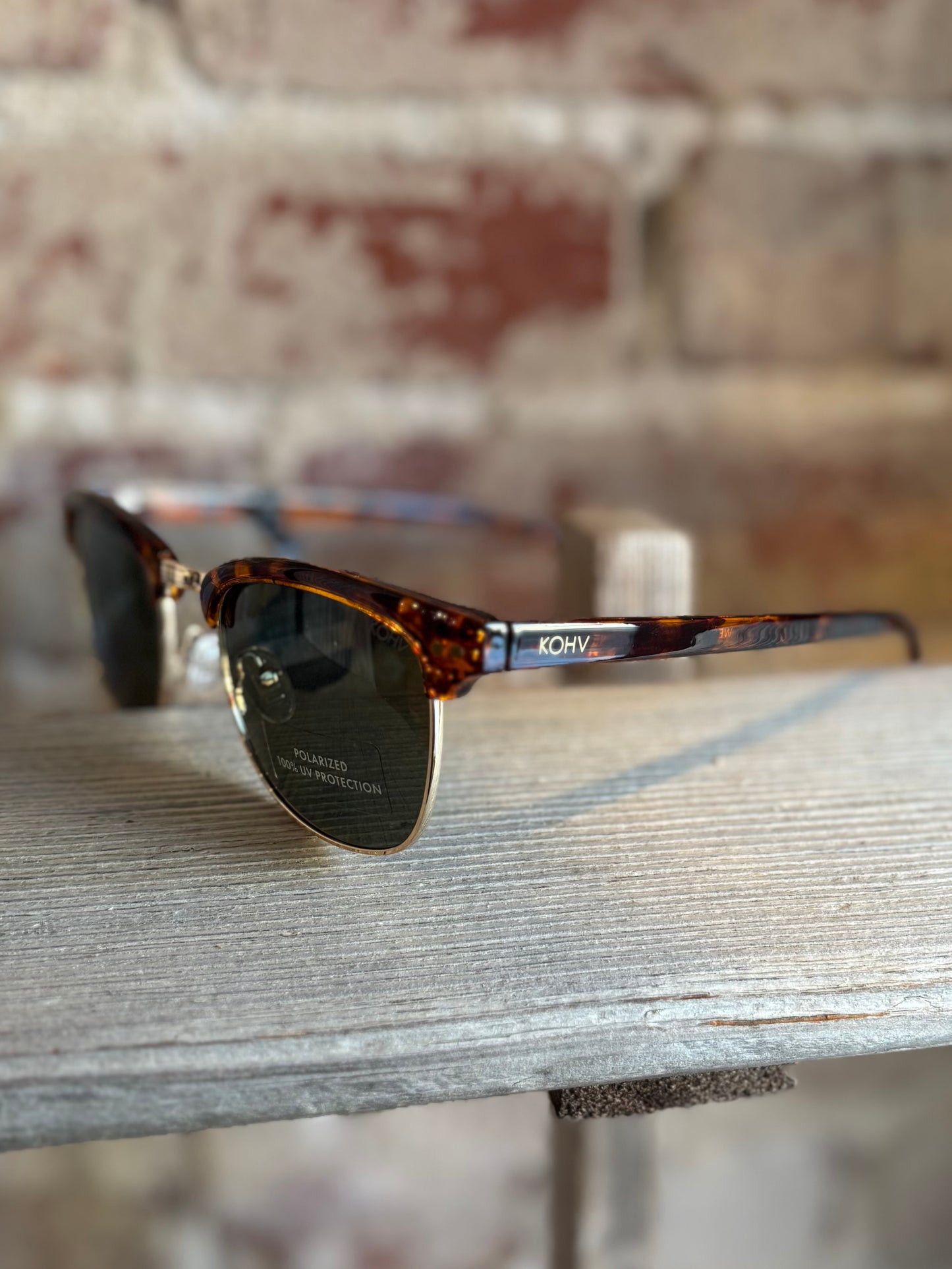 Weston Espresso Polarized Semi-Rim Sunglasses