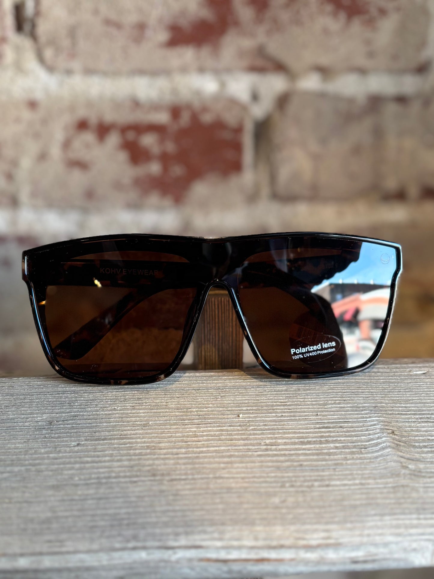 Birch Tortoise Oversized Sunglasses
