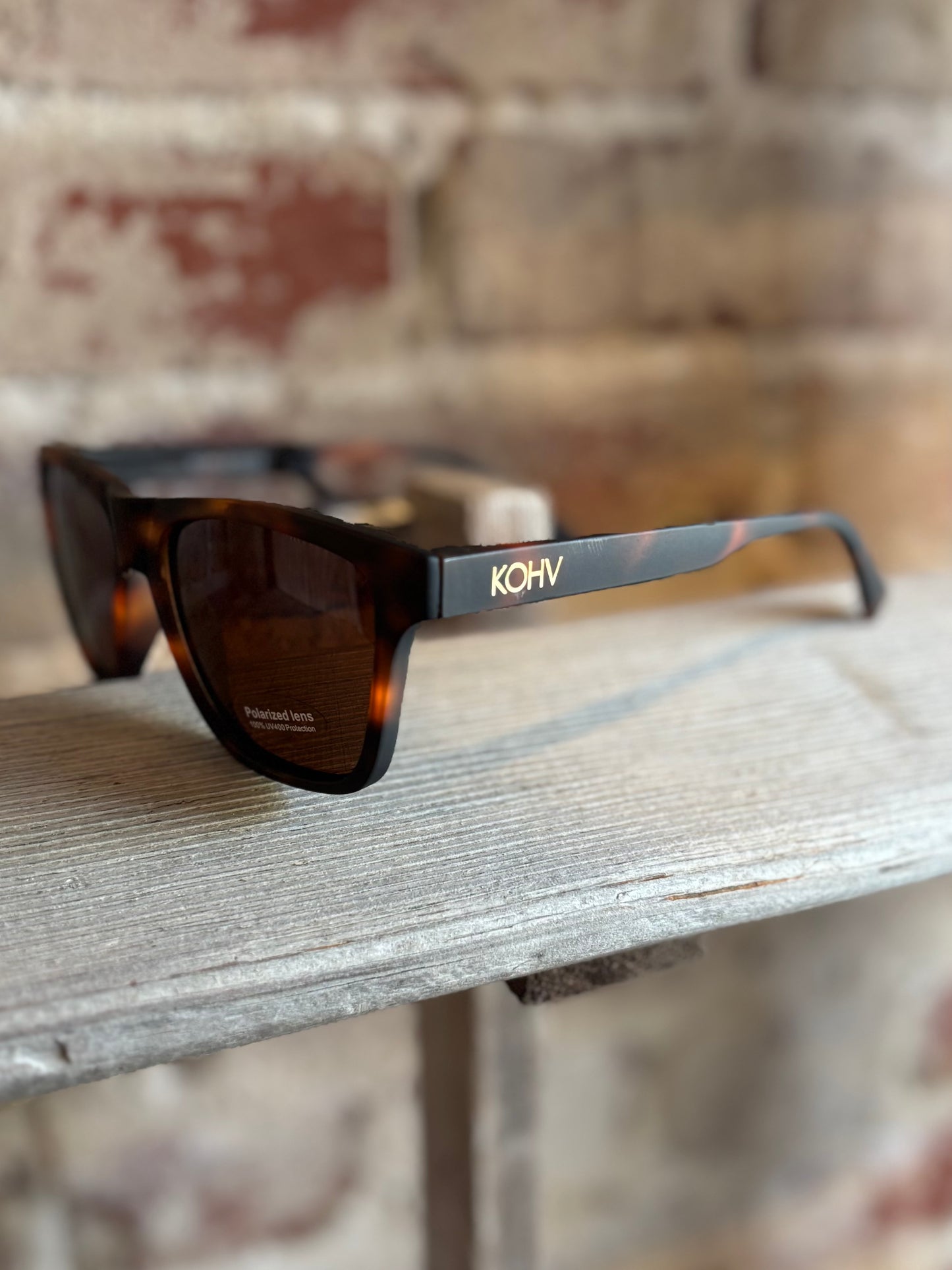 Veerie Tortoise Square Sunglasses
