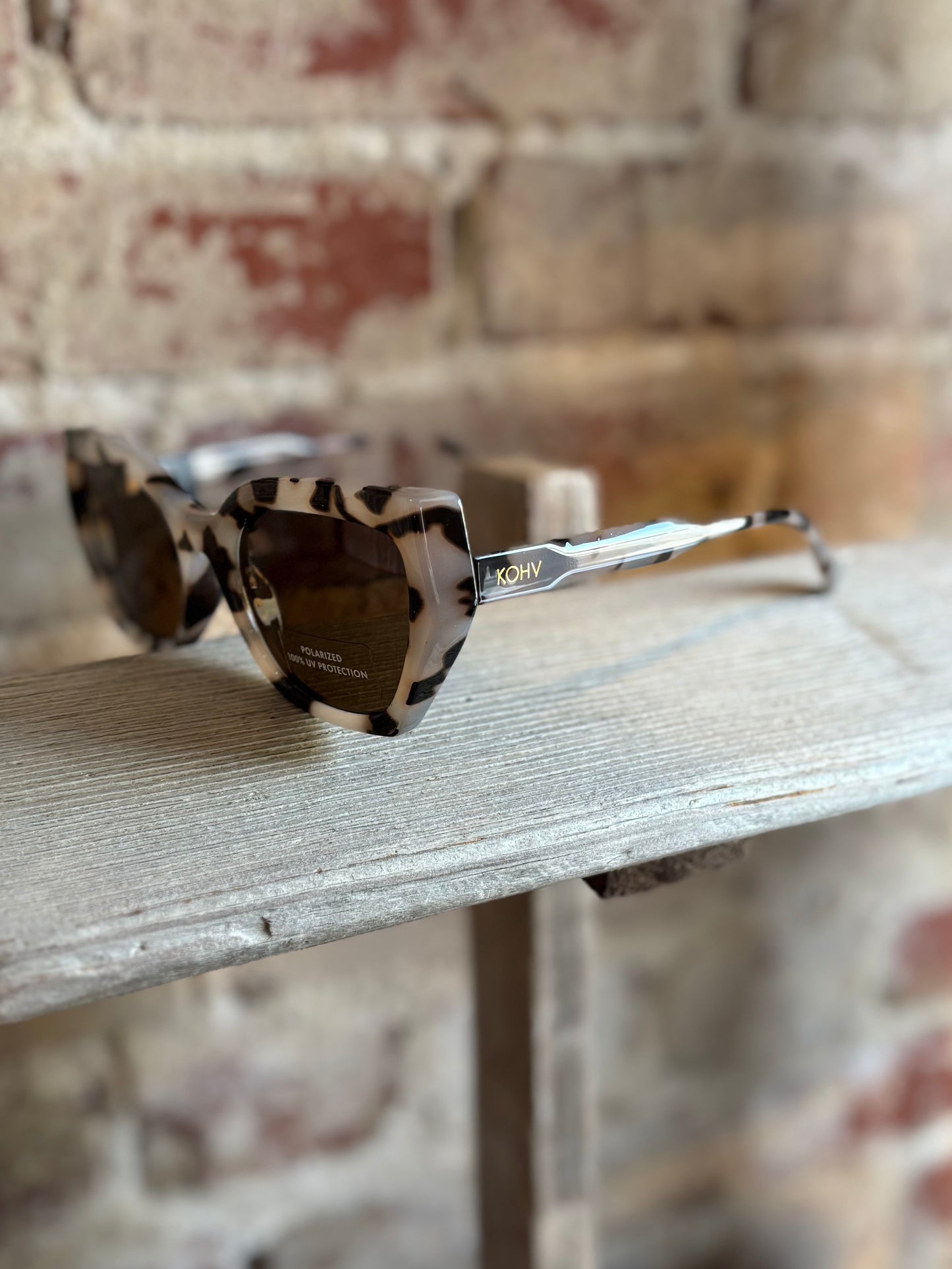 Nova Tortoise Geometric Sunglasses