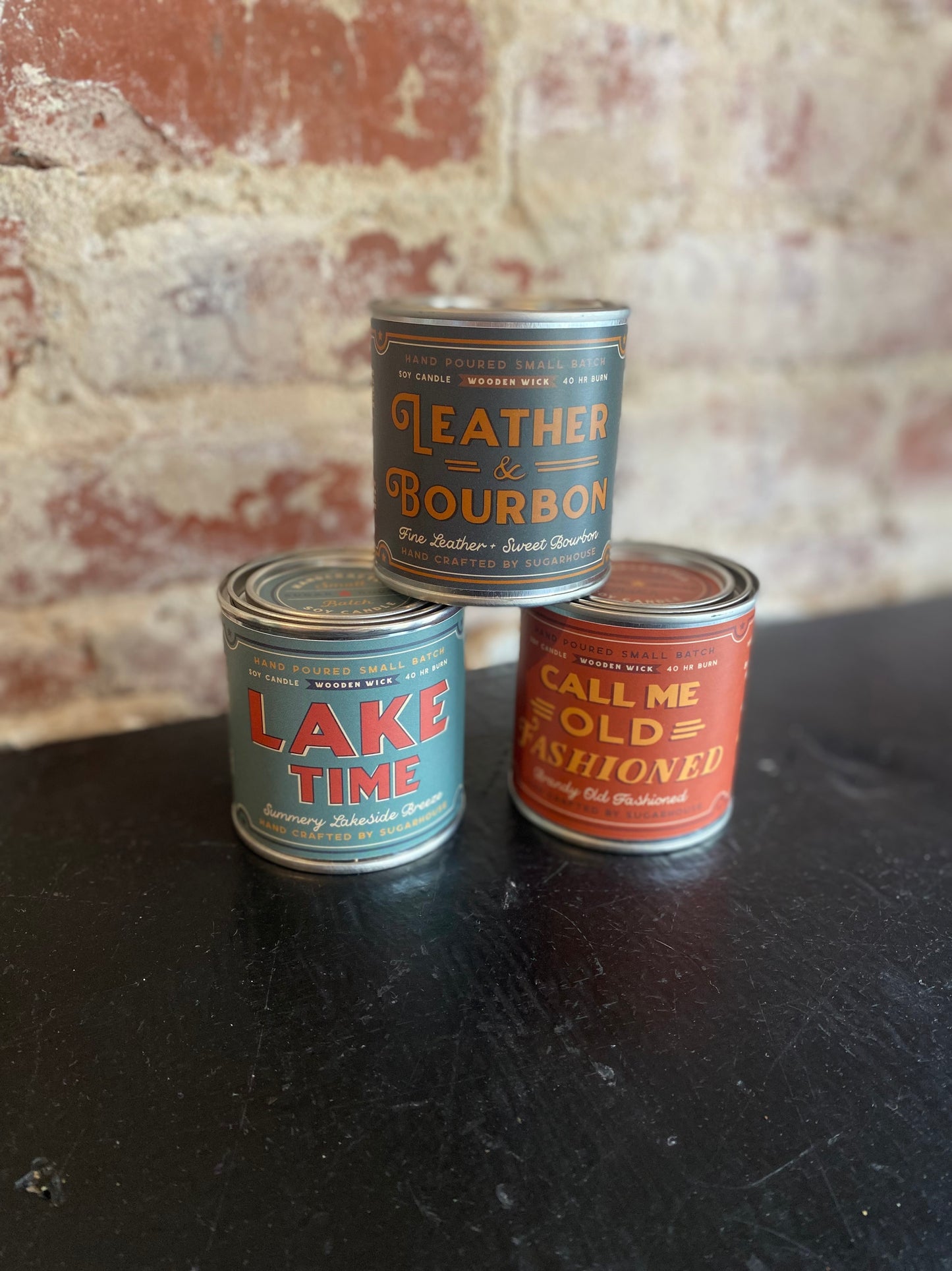 Leather and Bourbon Soy Candle
