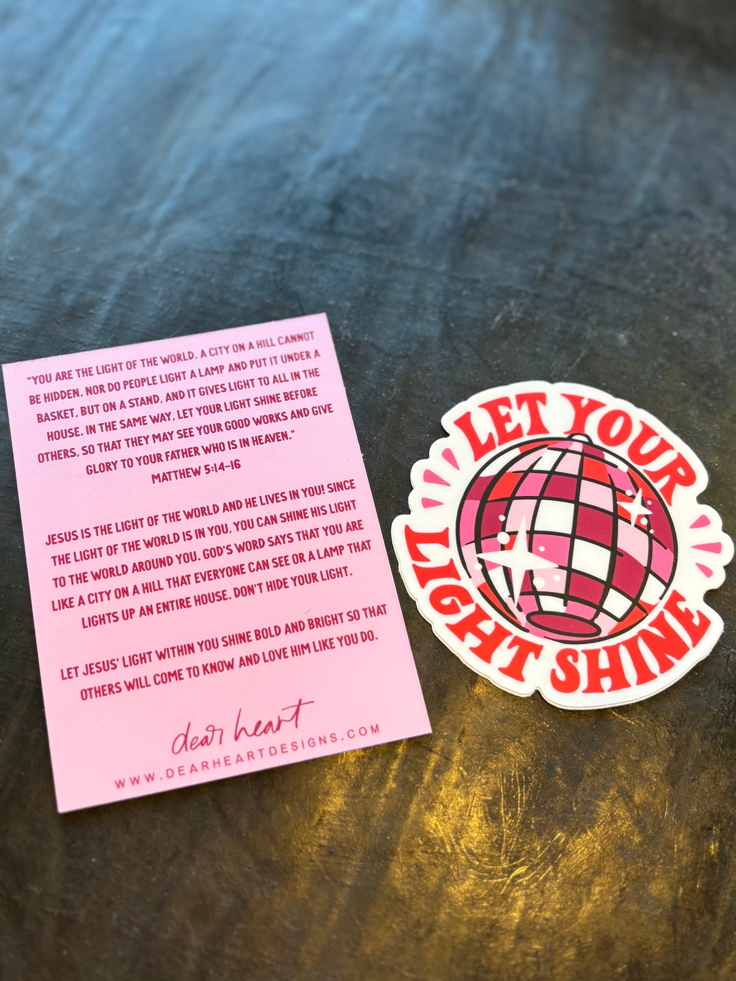 Let Your Light Shine Sticker