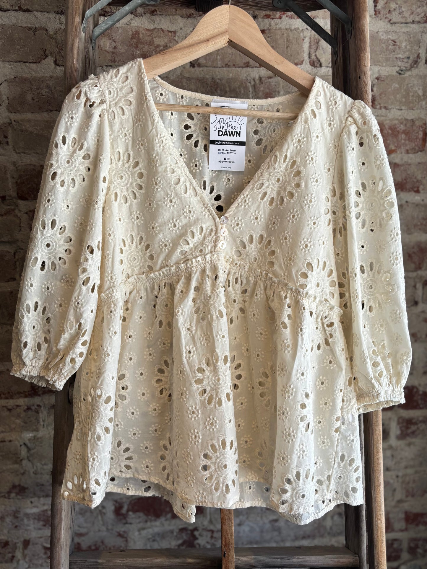 Solea Eyelet Blouse