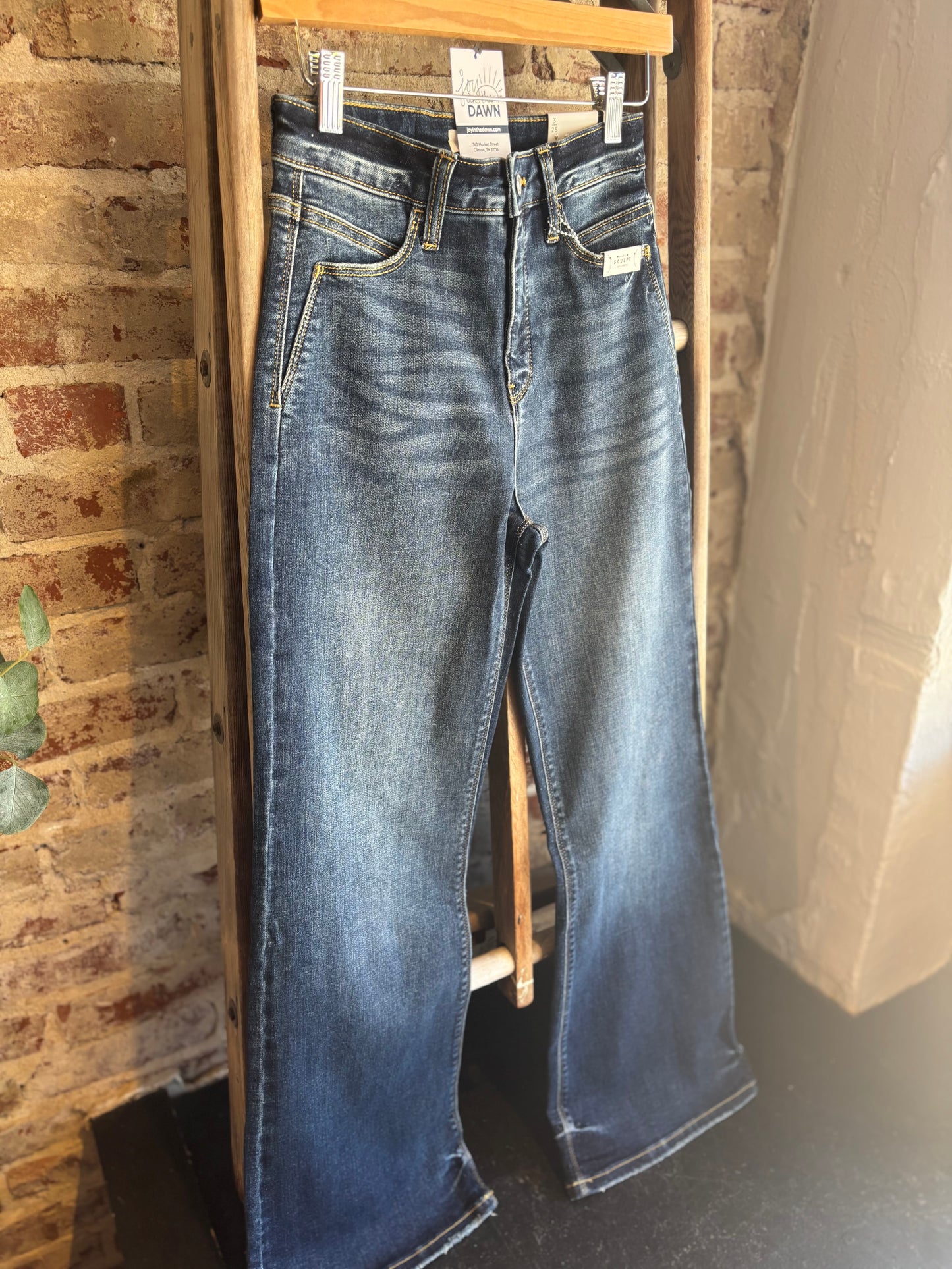 Tummy Control High Rise Flare Jeans