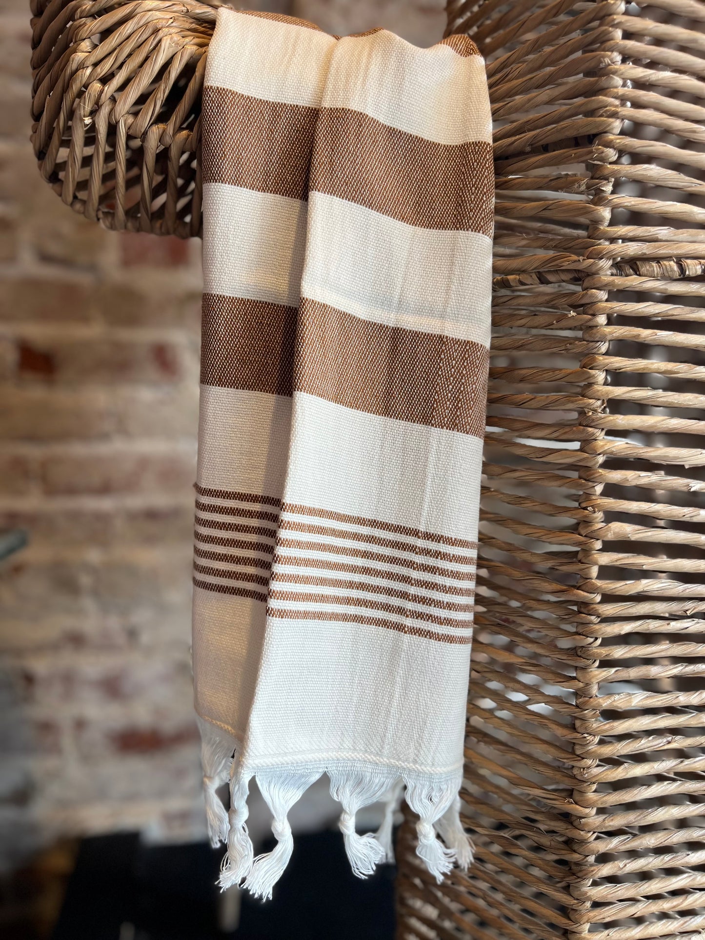 Turkish Cotton Hand Towel- Neutral