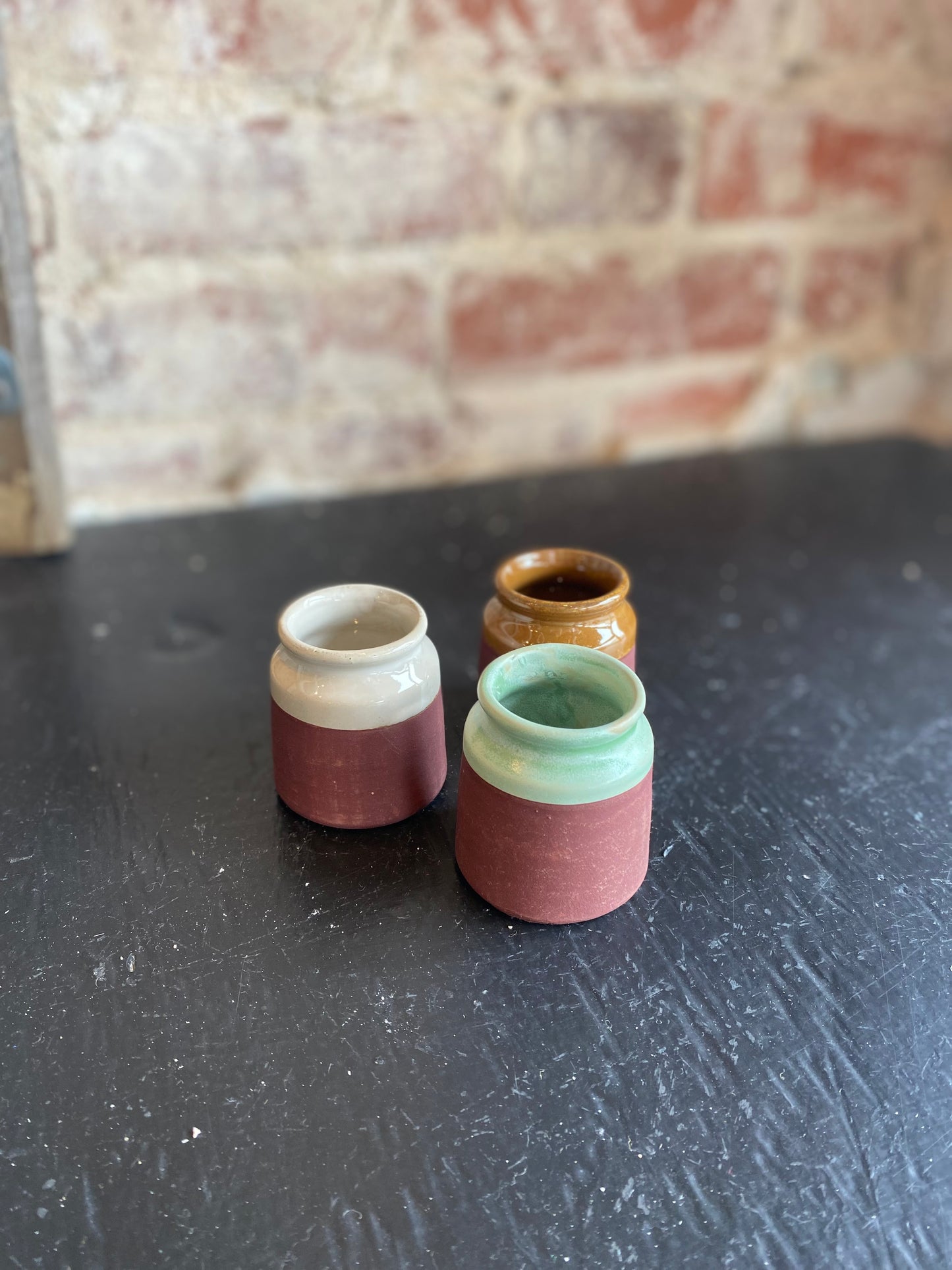 Stone Match Holder- Lagoon Blue