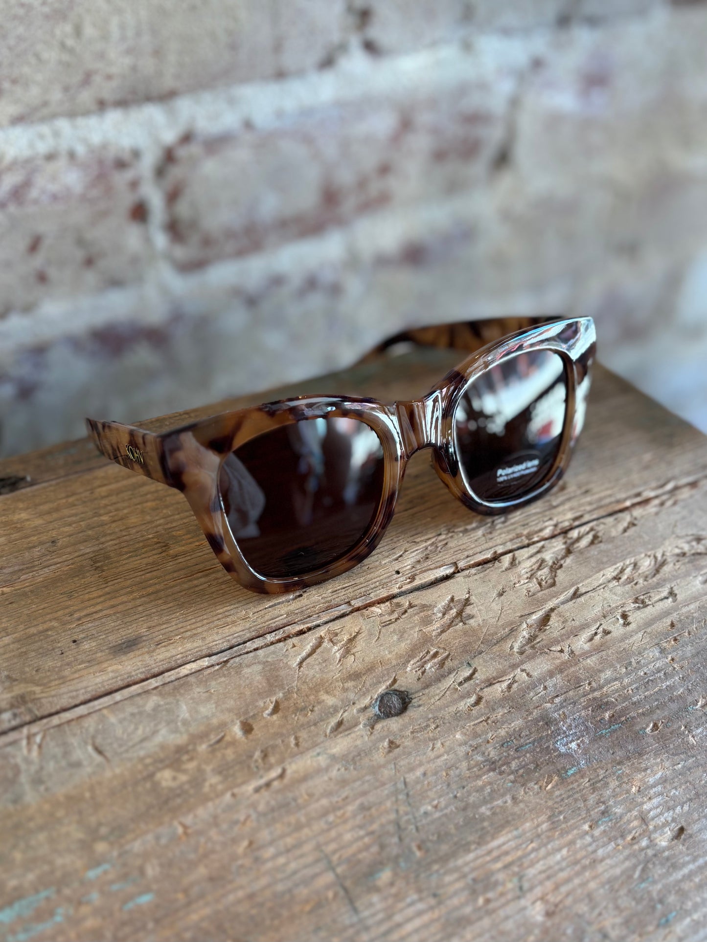 Bailey Tortoise Polarized Sunglasses - Dark