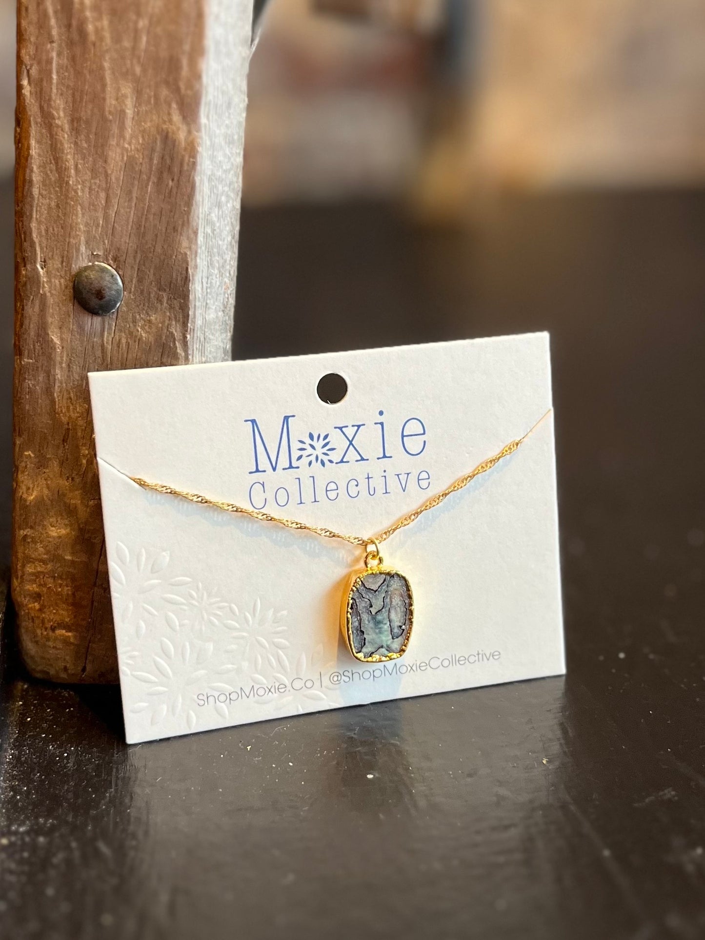 Opal of the Sea Abalone Necklace