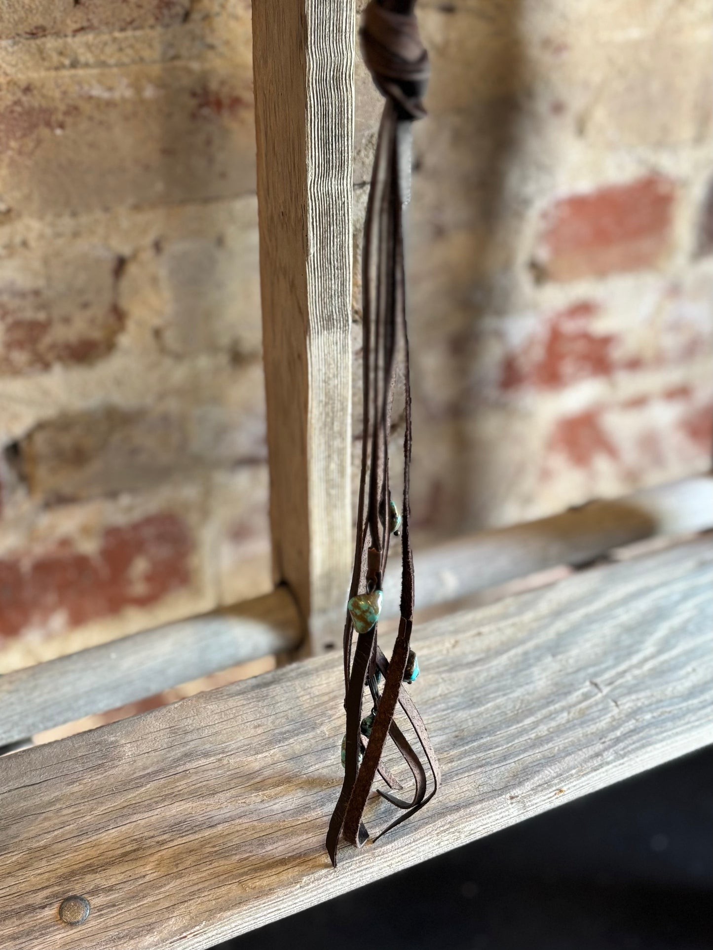 Vegan Leather Lasso Necklace