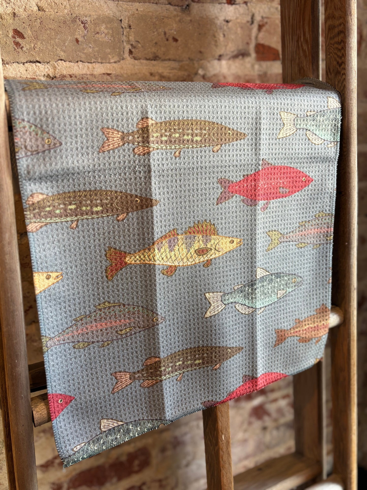 Fly Fishing Kitchen Towel
