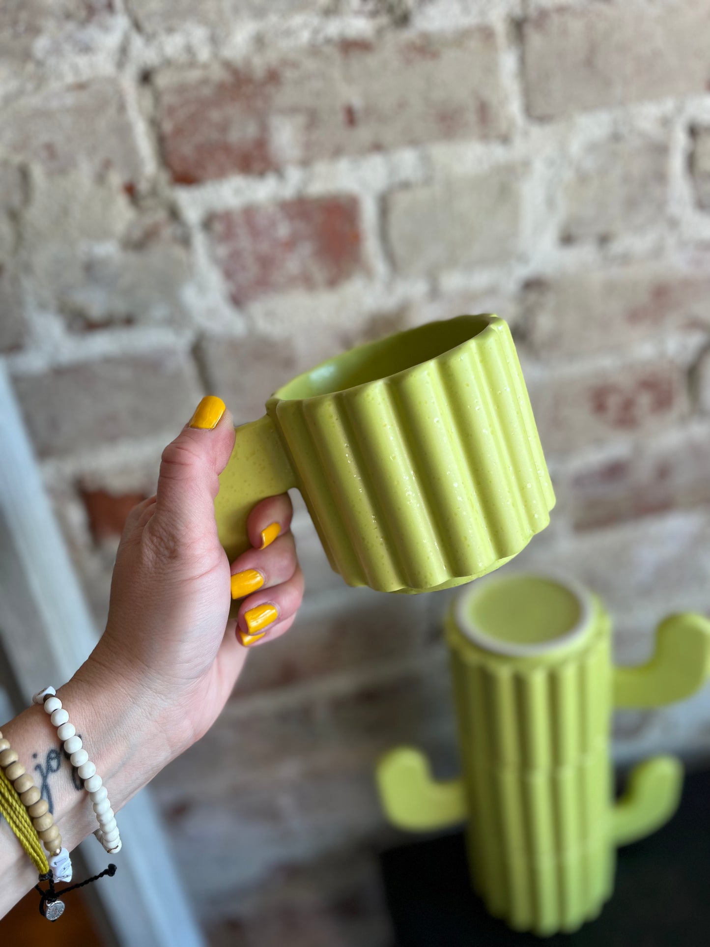 Cactus Mug Set- Green