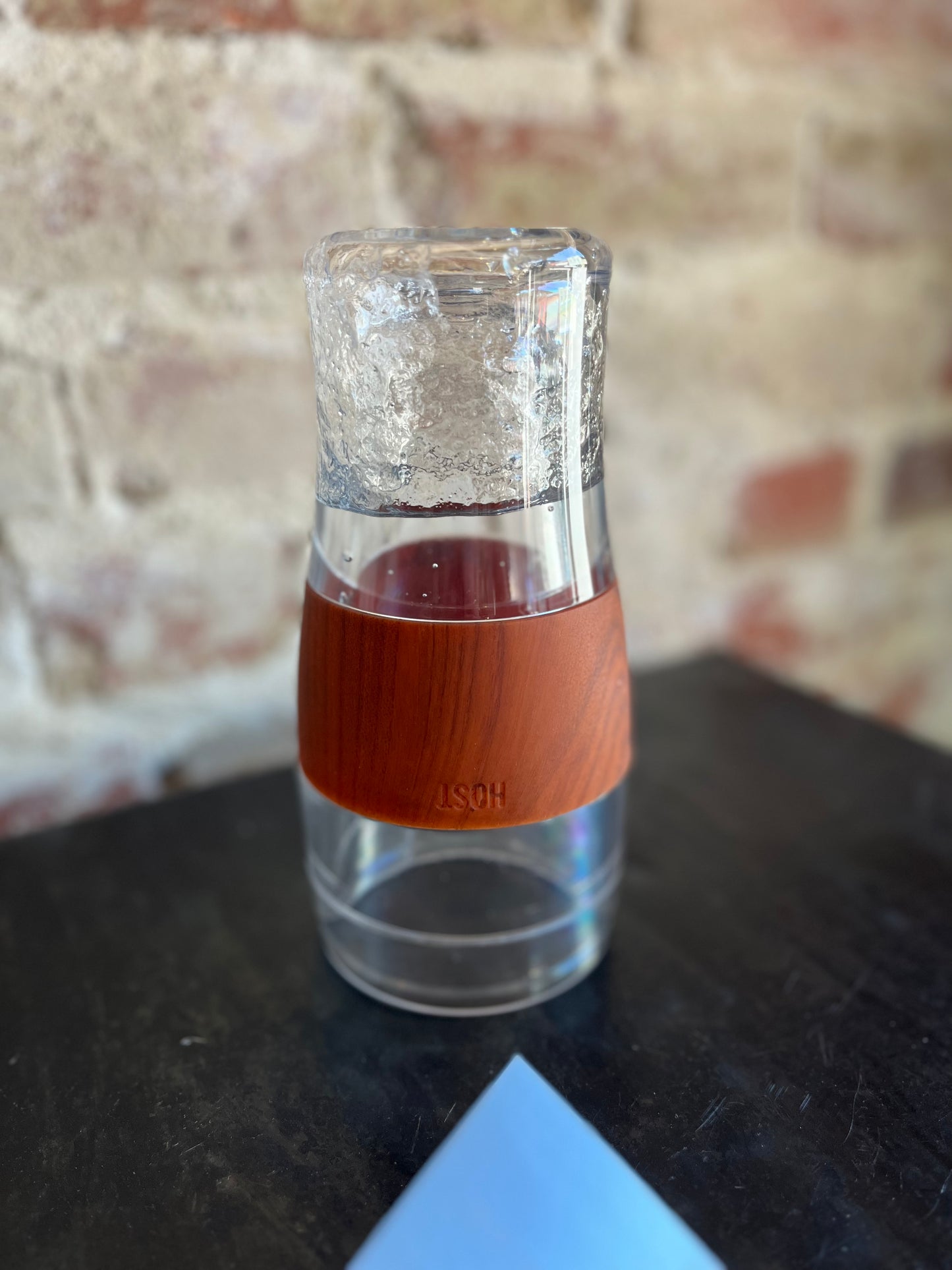 Beer Freeze Cooling Cup- Wood Print