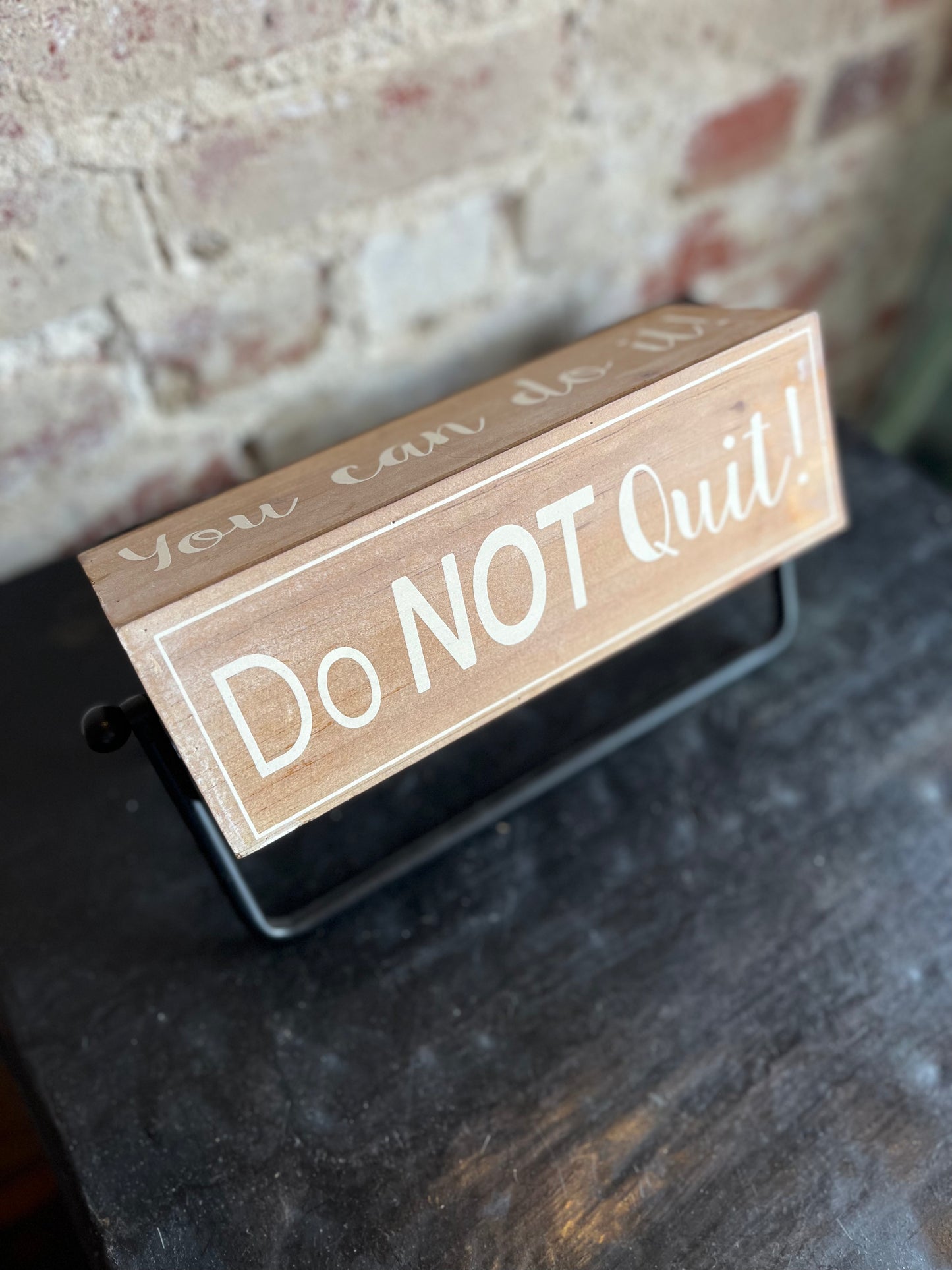 Work Hard Flip Sign