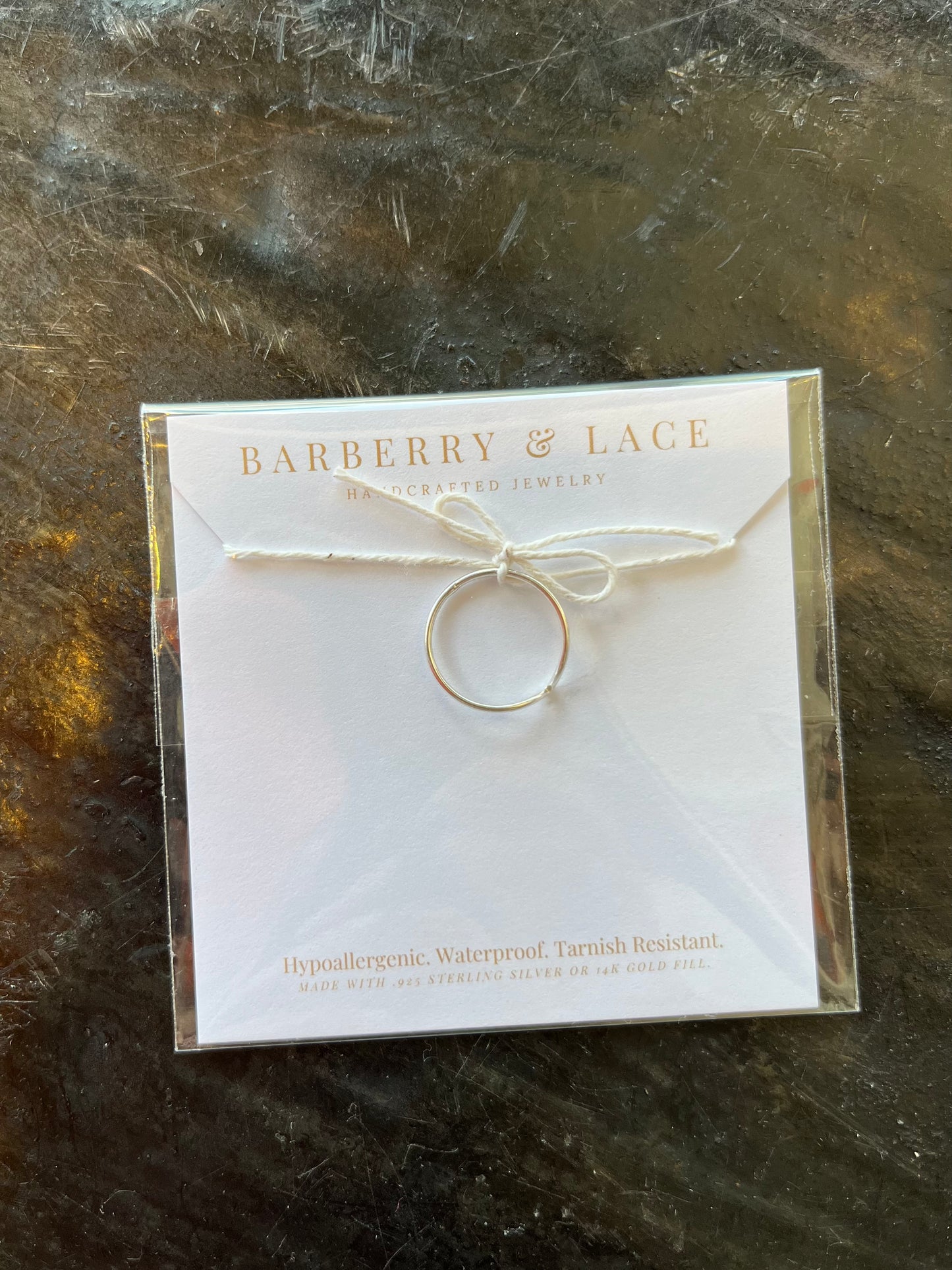 Chevron Stacking Ring- Sterling Silver