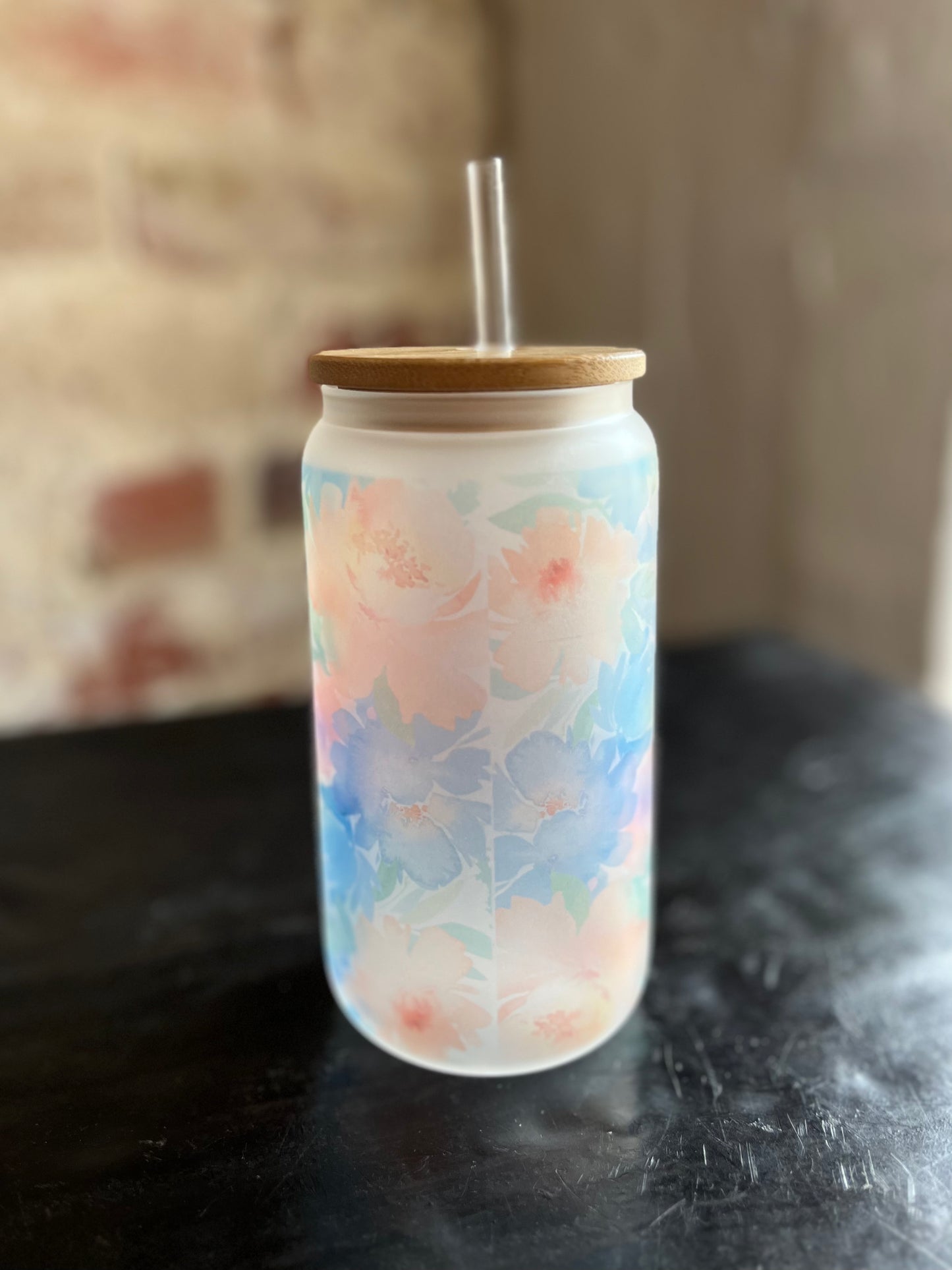 Mama Needs Coffee Can Glass w/ Lid