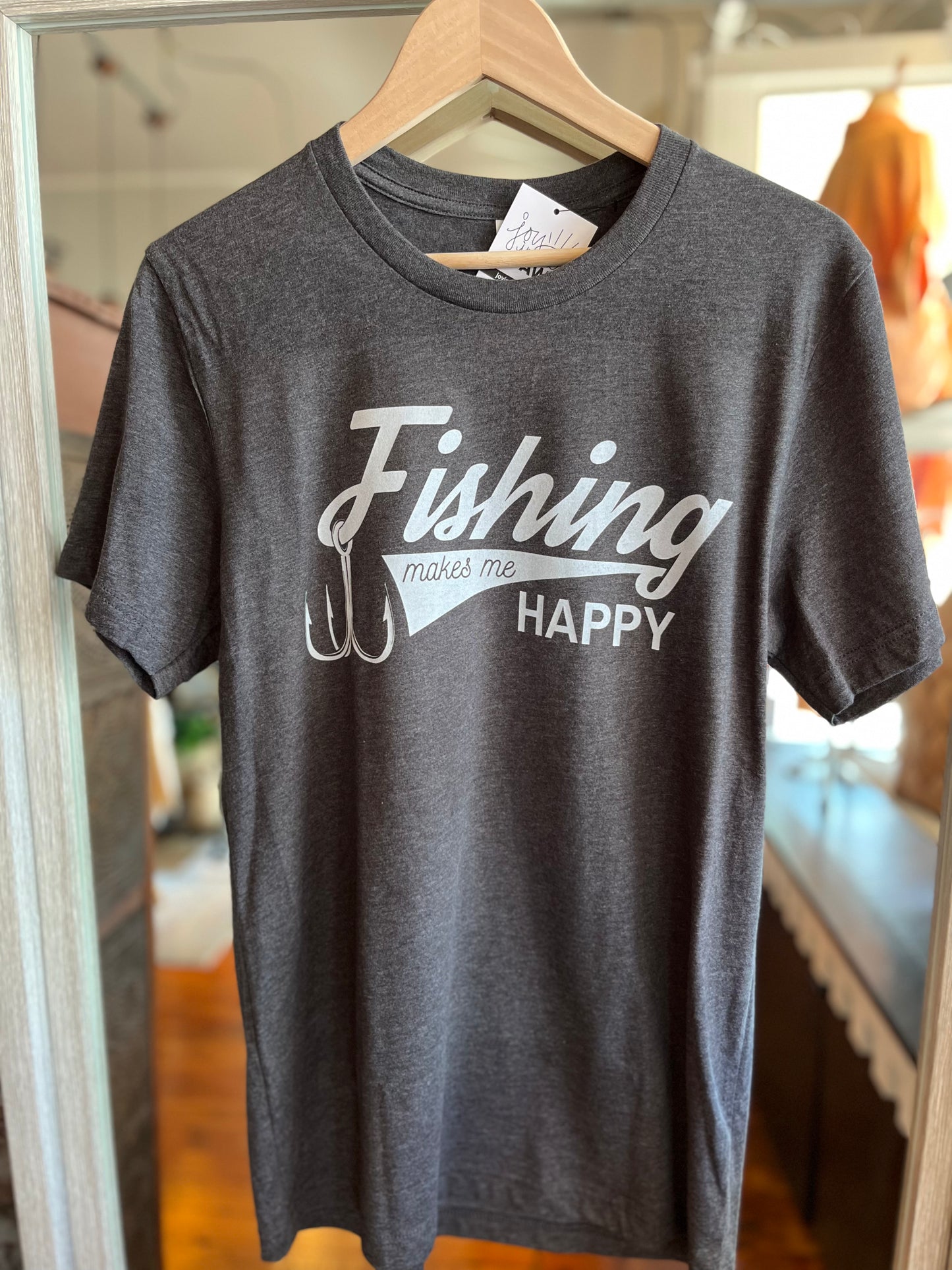 Fishing Makes Me Happy Tee