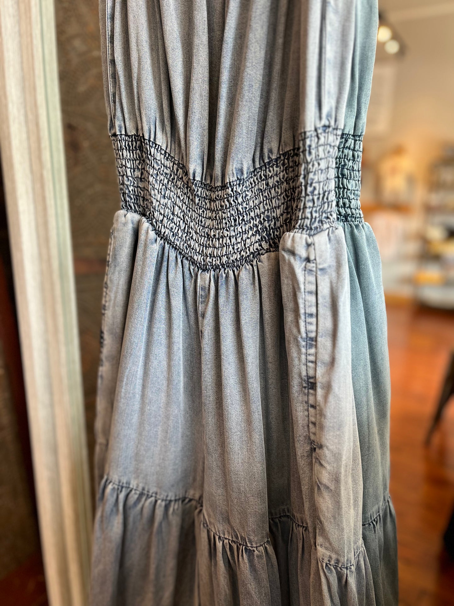 Ruffled Wide Leg Jumpsuit