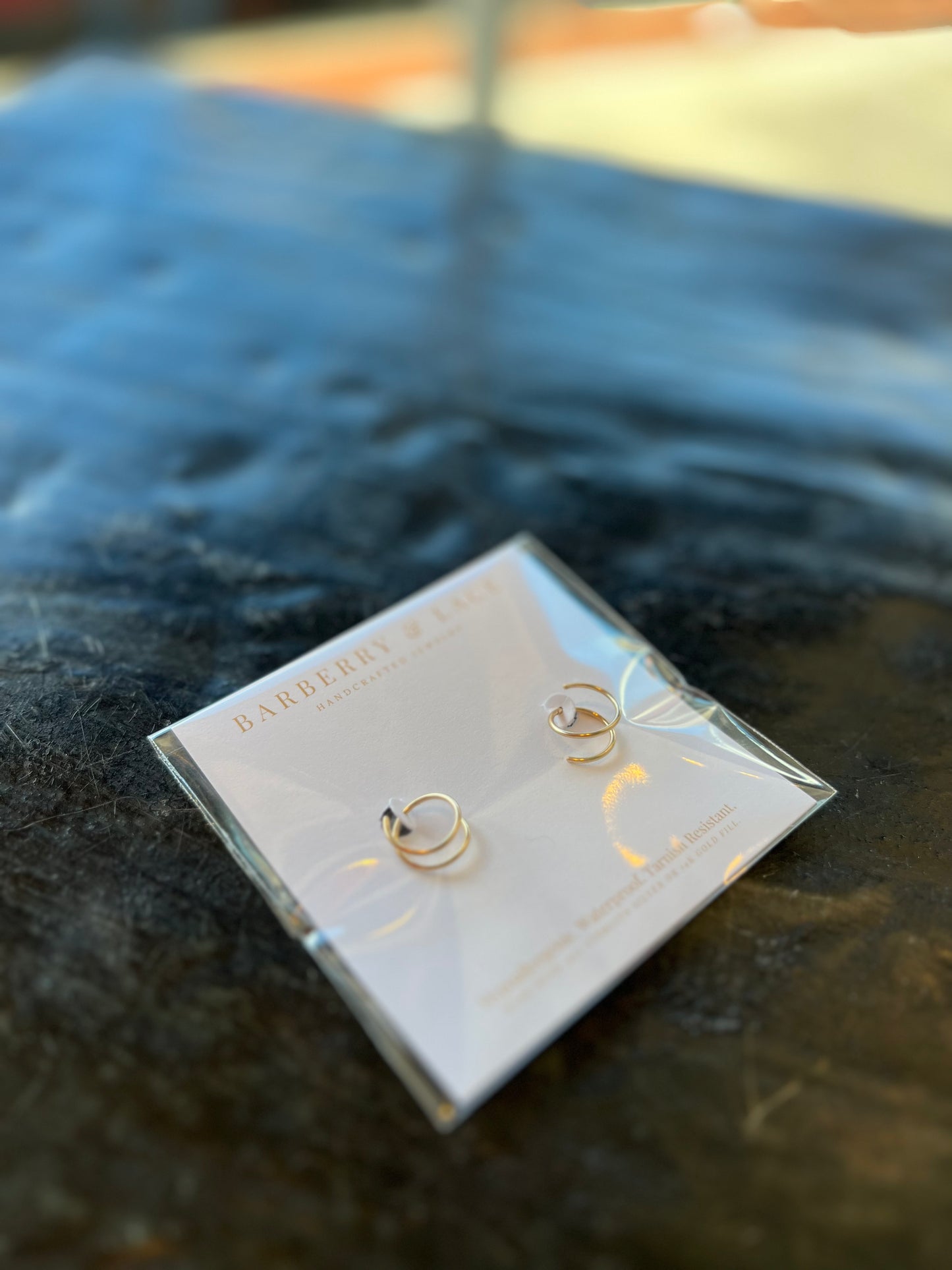 Twist-In Double Huggie Hoop Earrings- Gold