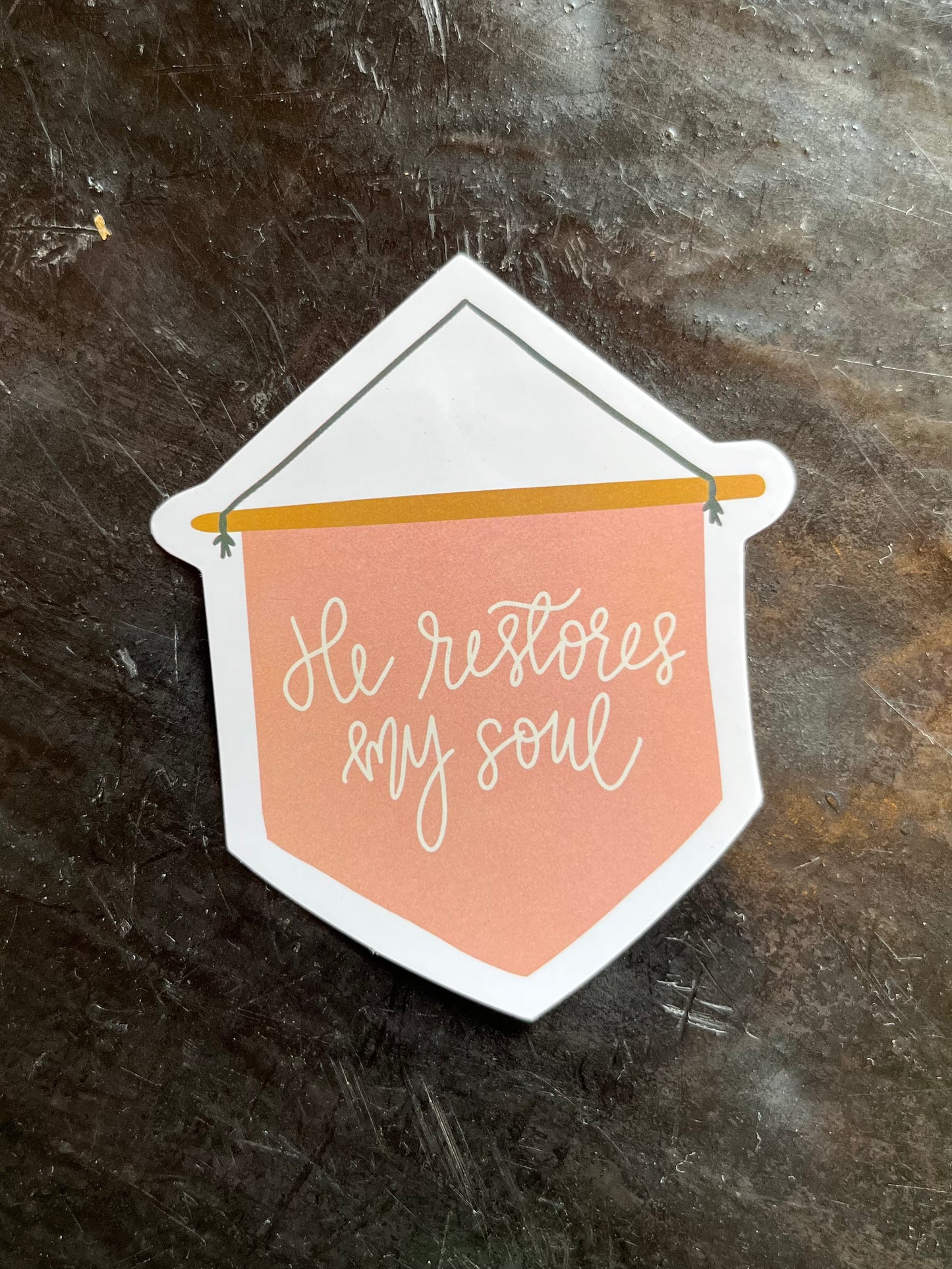 He Restores my Soul Sticker