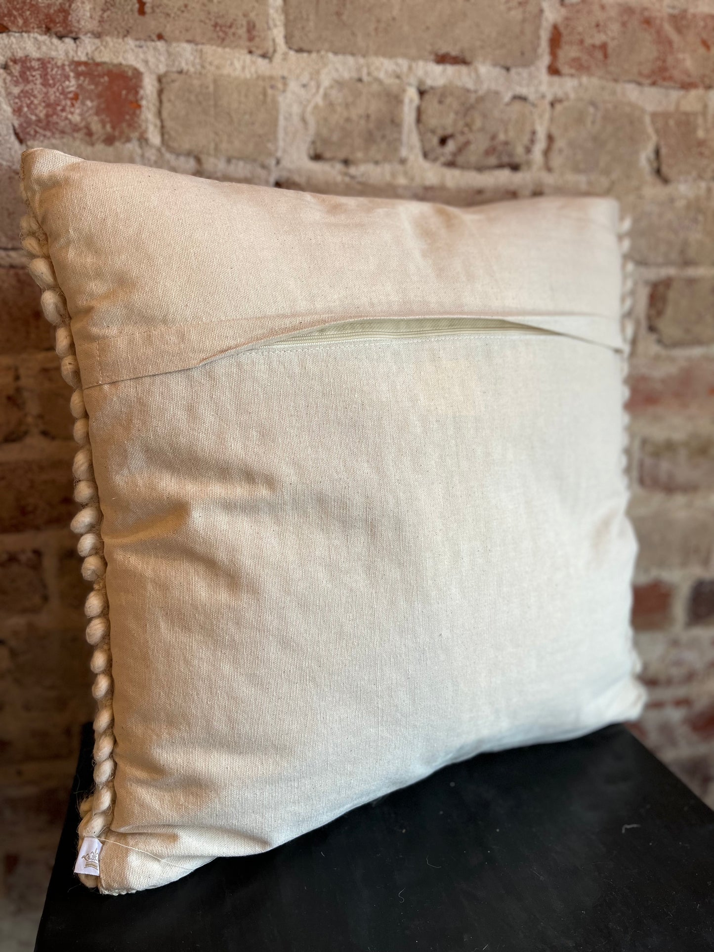 Willow Woven Pillow- Cream
